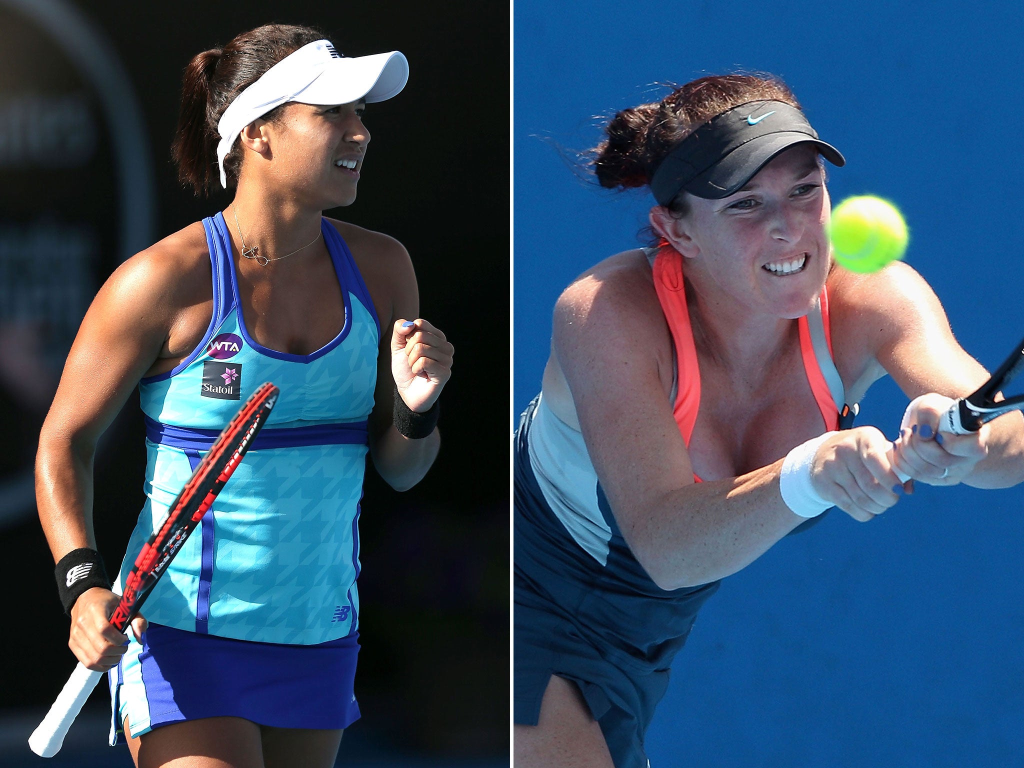 Heather Watson and Madison Brengle
