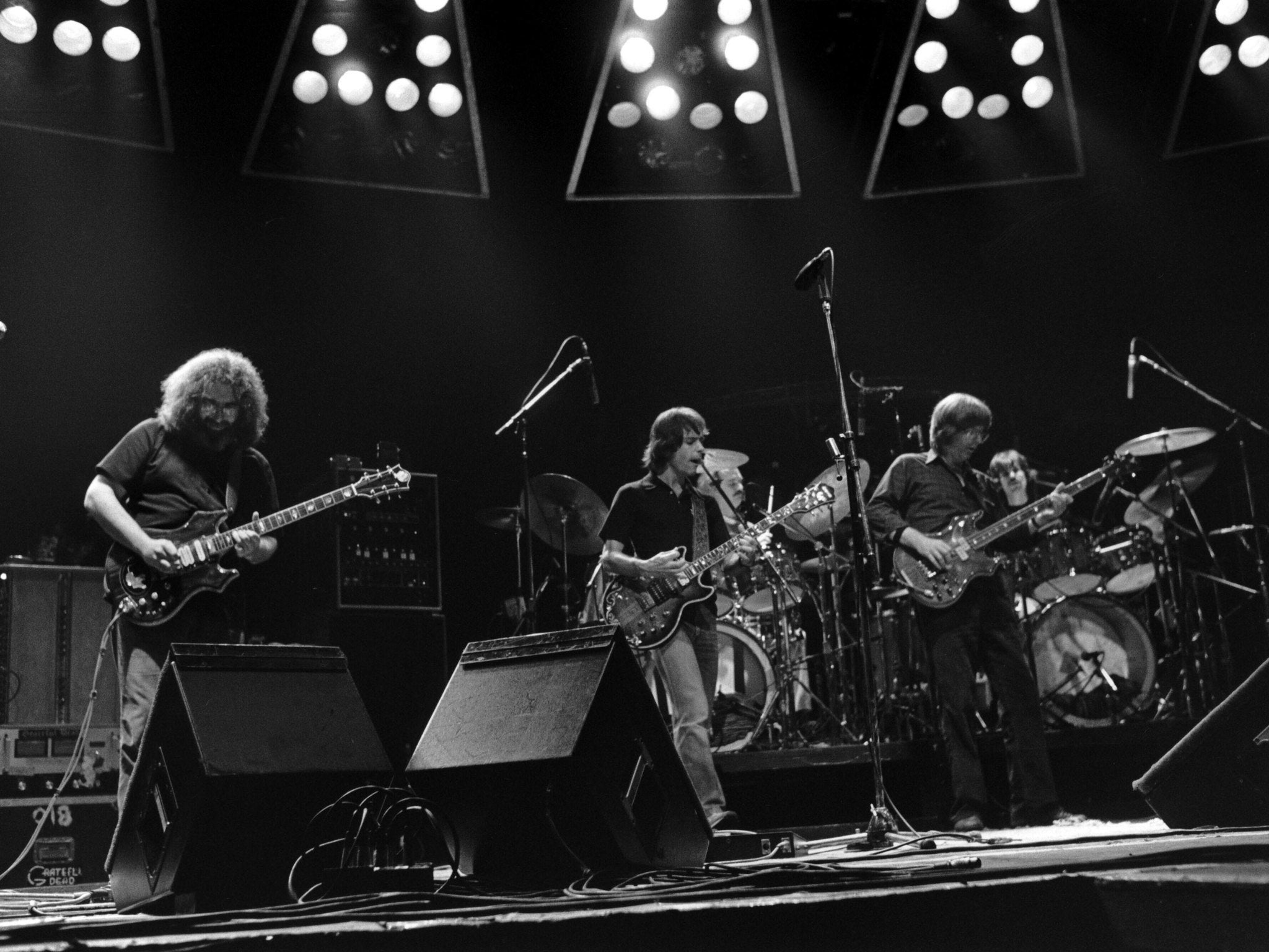 Grateful Dead - Jerry Garcia, Bob Weir and Phil Lesh, Rainbow, London - 1981