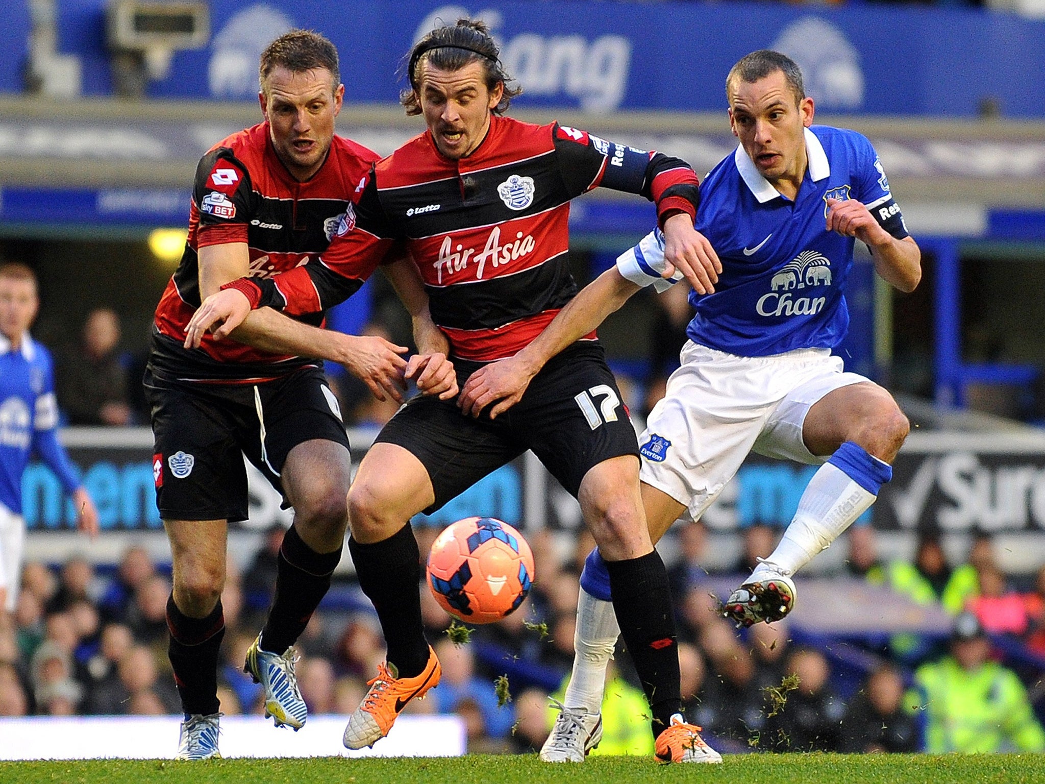 Everton v QPR, or, in branding terms, a Thai beer v a Malaysian airline