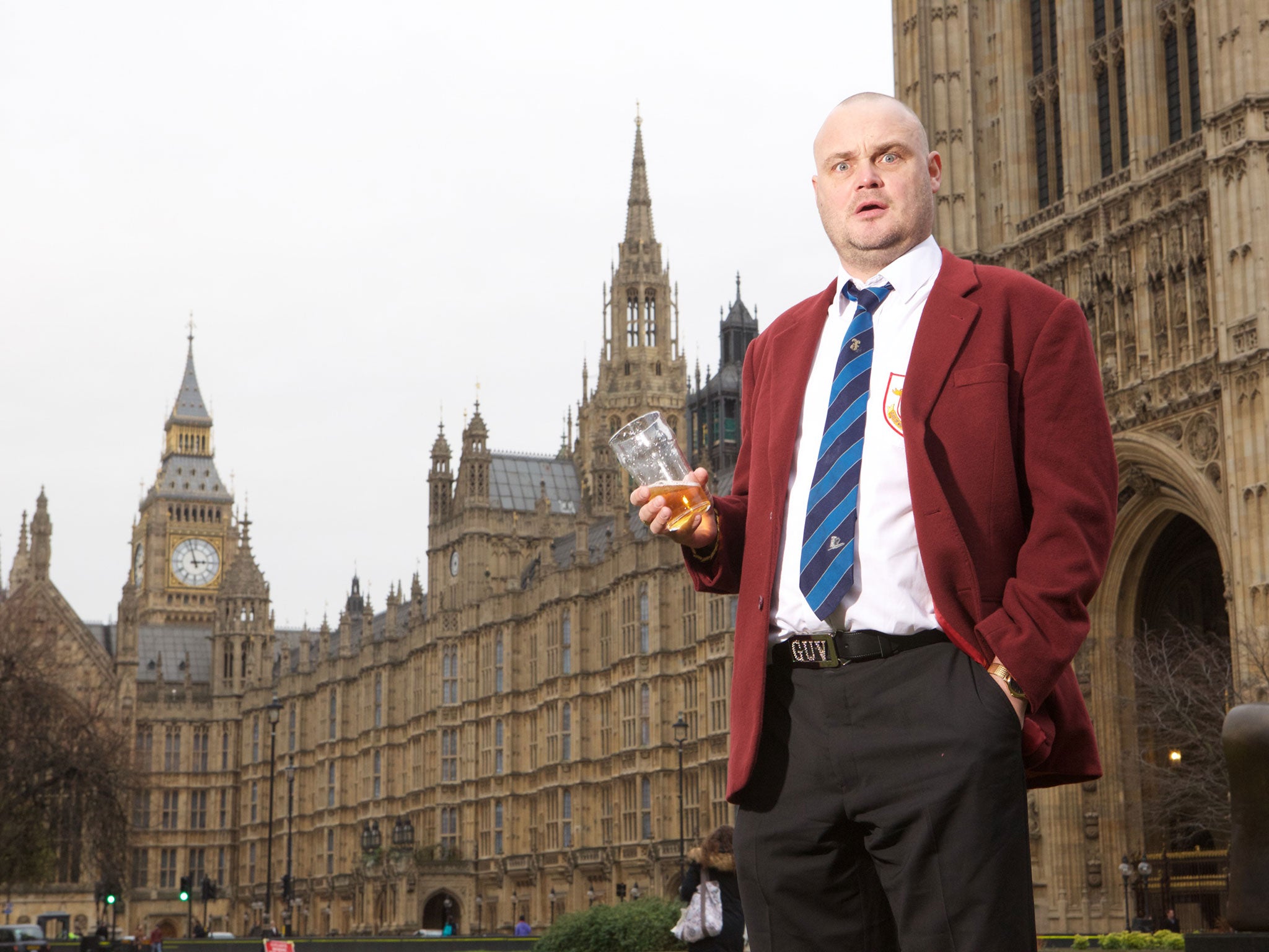 So far, The Pub Landlord's proposed policies include curbing immigration by entirely bricking up the Channel Tunnel 'with British bricks'