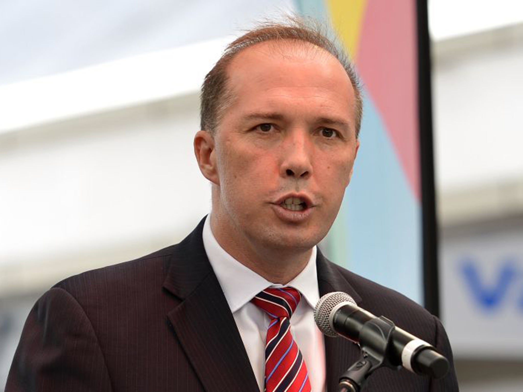 Australian minister Peter Dutton