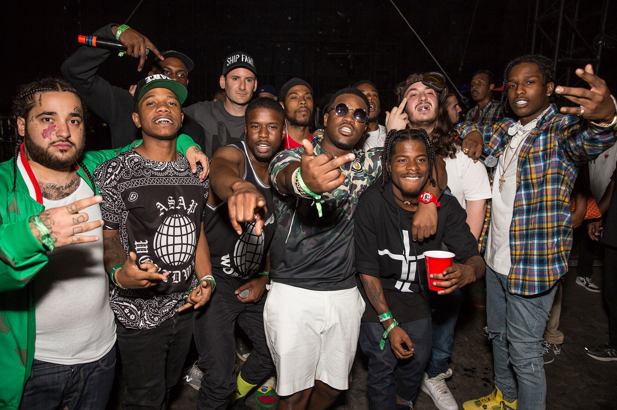 The A$AP Mob pictured in August 2014