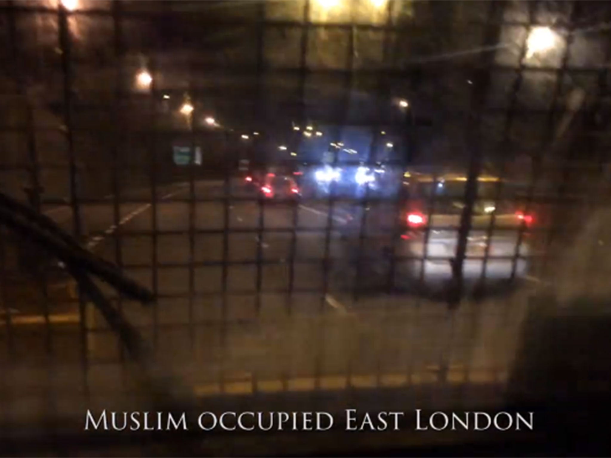 The Britain First activists repeatedly describe the East End as 'Muslim-occupied territory'