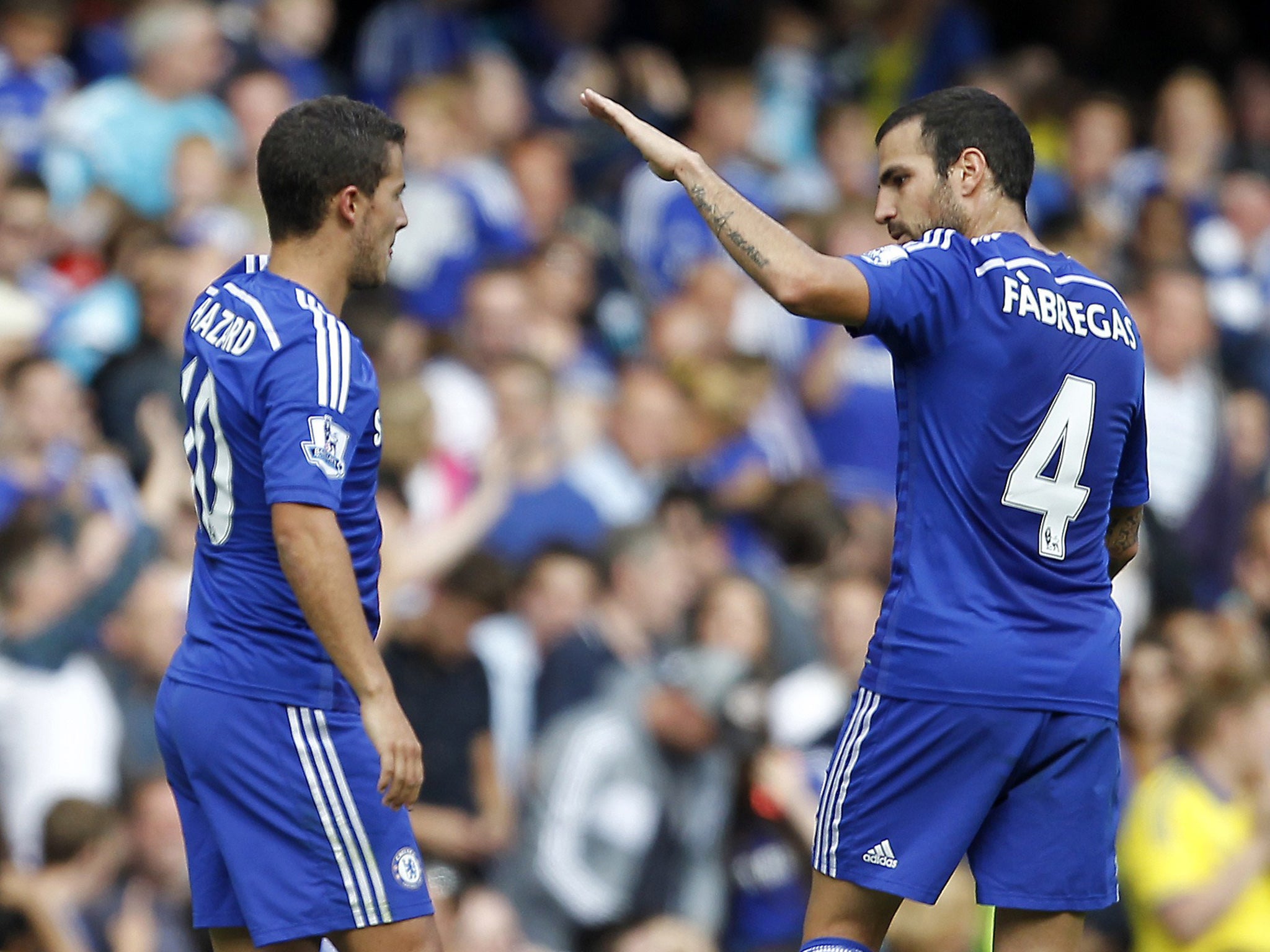 Hazard says Cesc Fabregas 'knows everything' about football