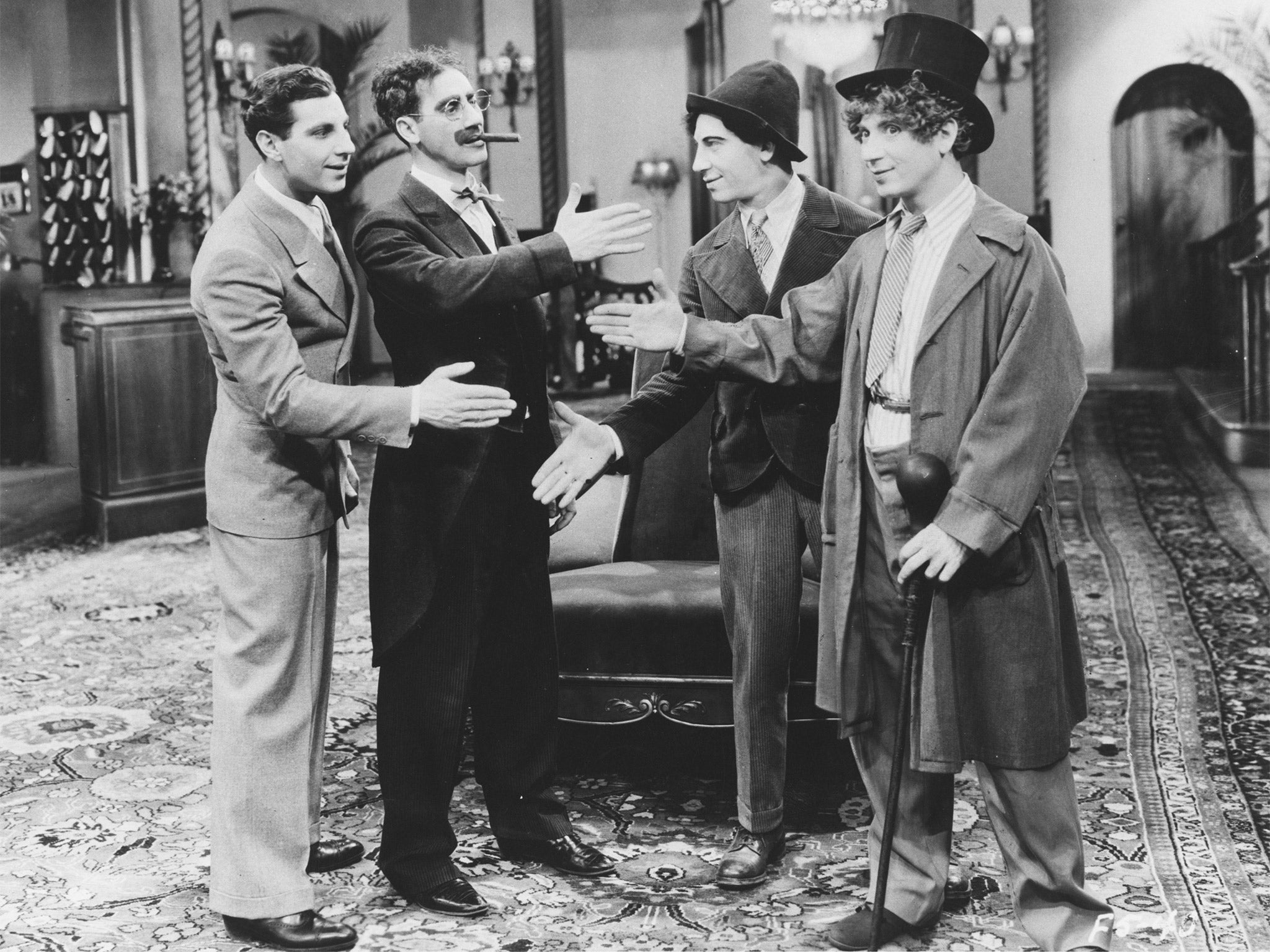 Comic pedigree: the Marx Brothers in 'A Day at the Races'