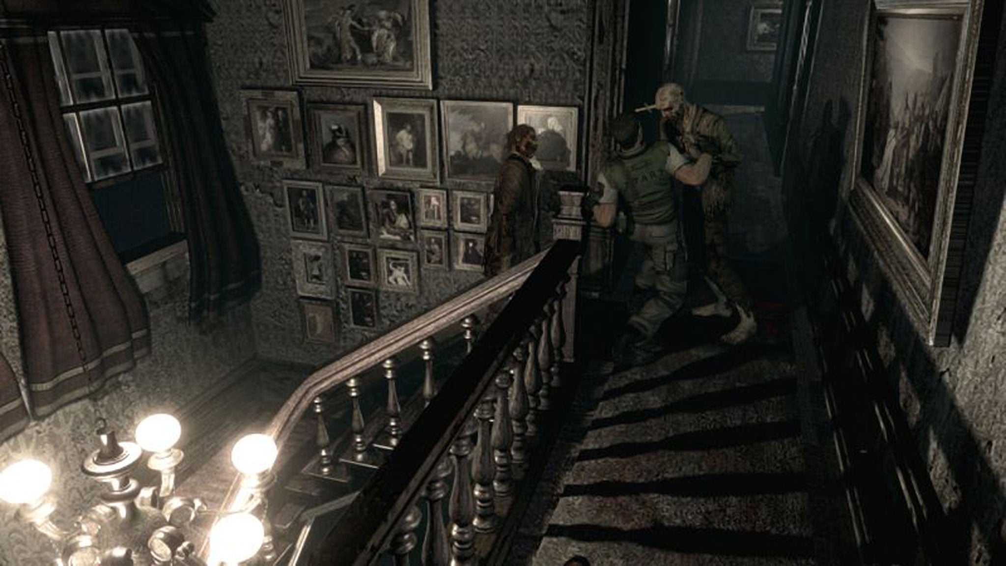 Resident Evil HD Remaster is a relatively standard haunted house premise, but manages to become much more interesting