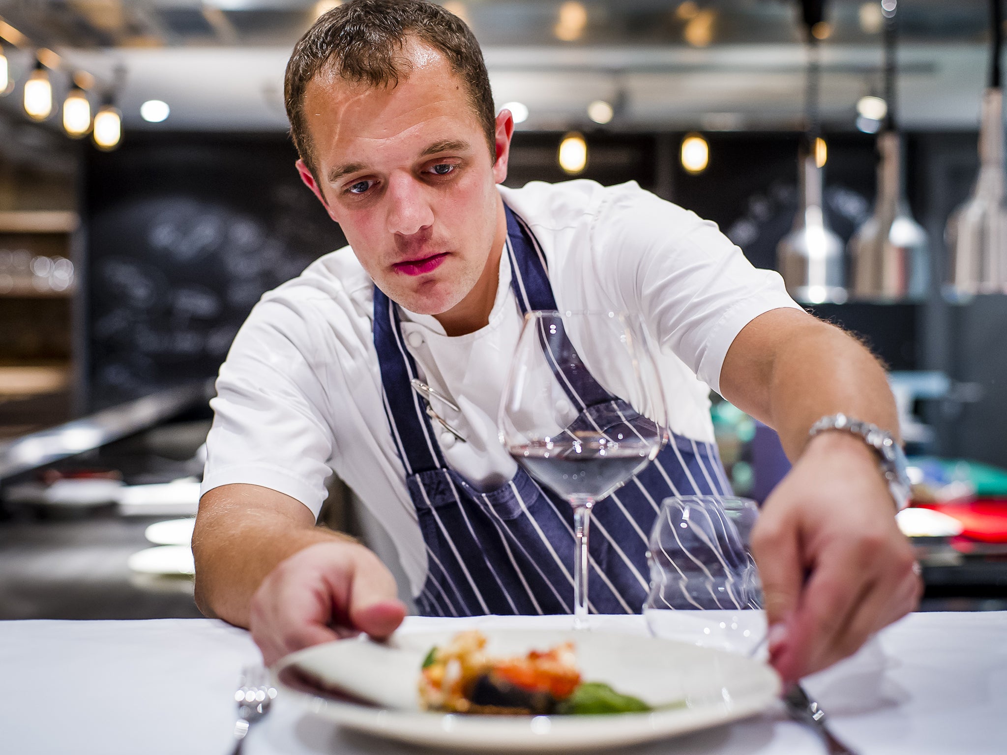 Chef James Knappett at Bubbledogs