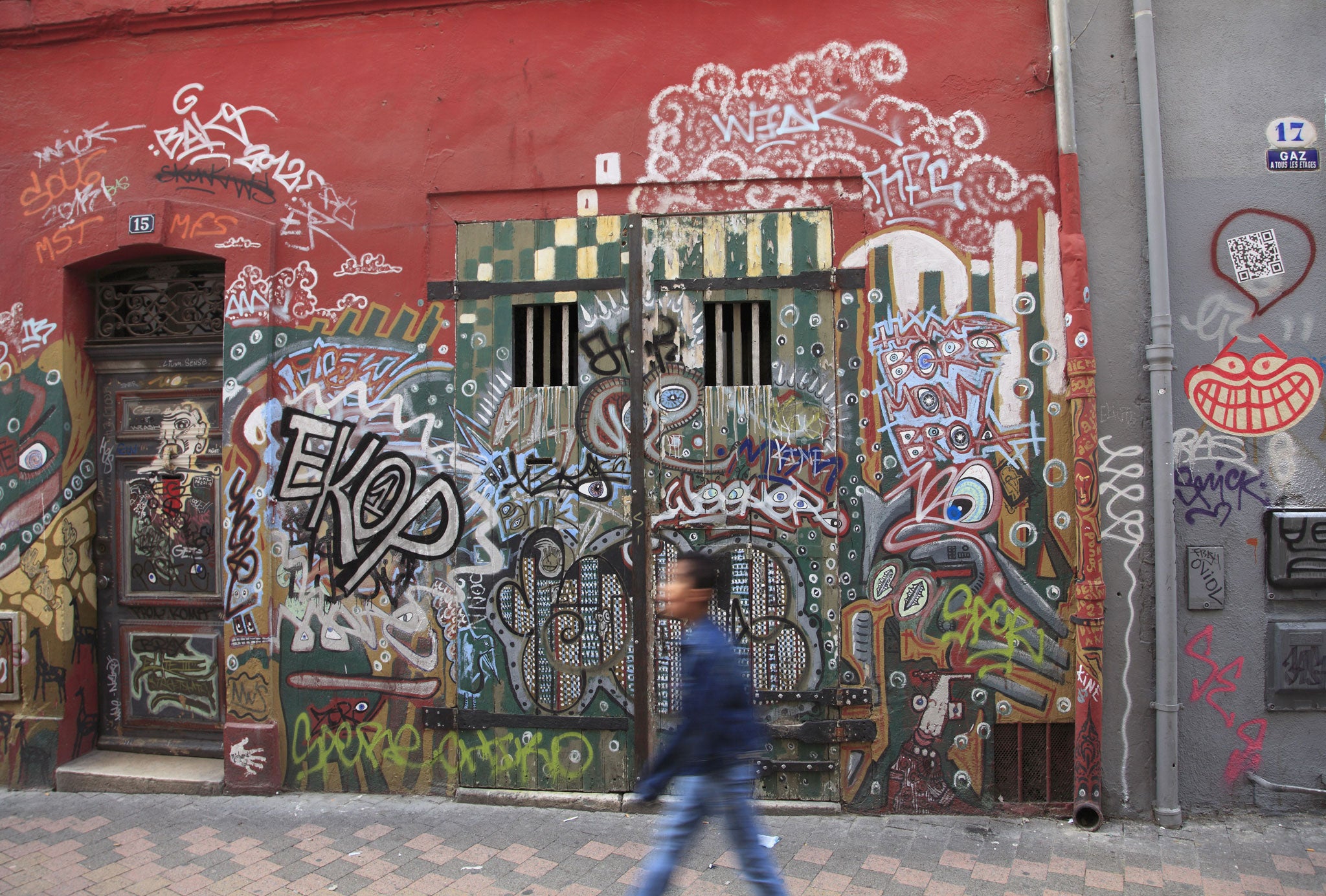 Graffiti takes pride of place in Marseille