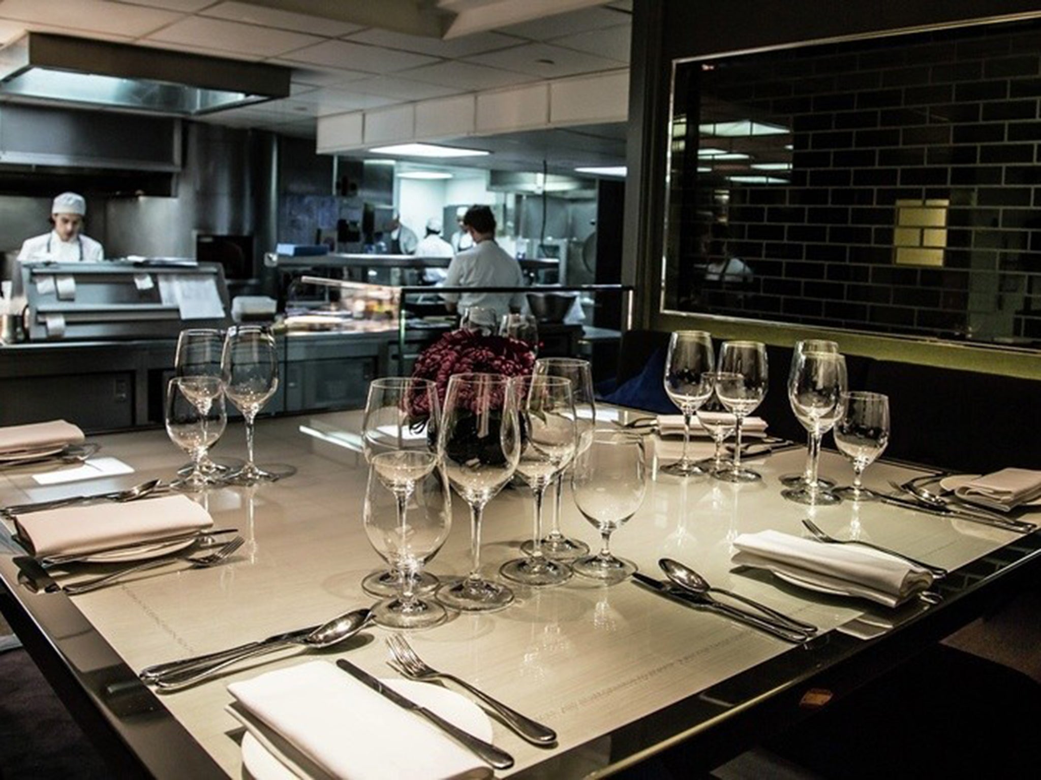 A table with a view at Gordon Ramsay's Maze