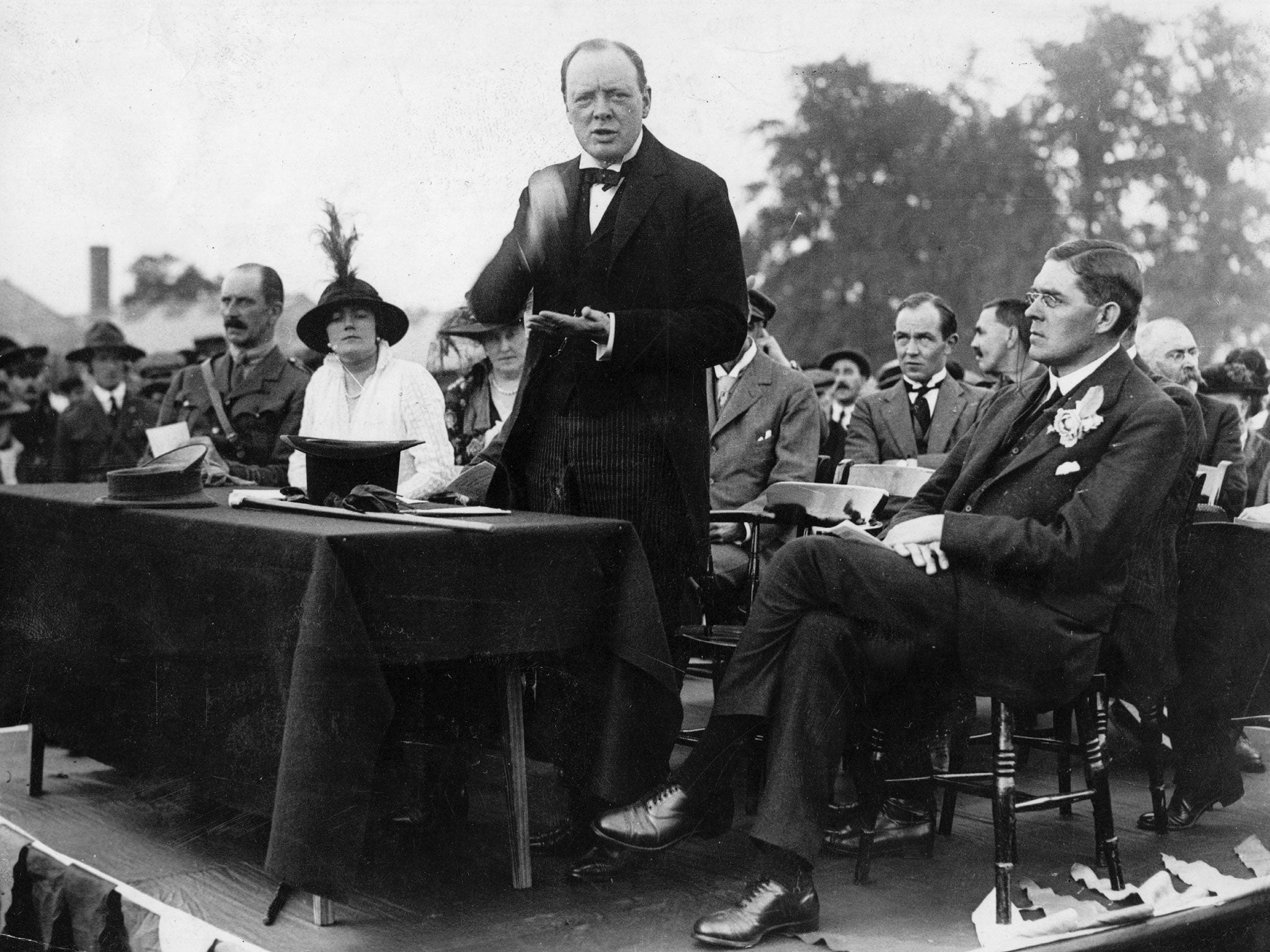 Winston Churchill, seen here in 1915, expressed his horror at the massacre