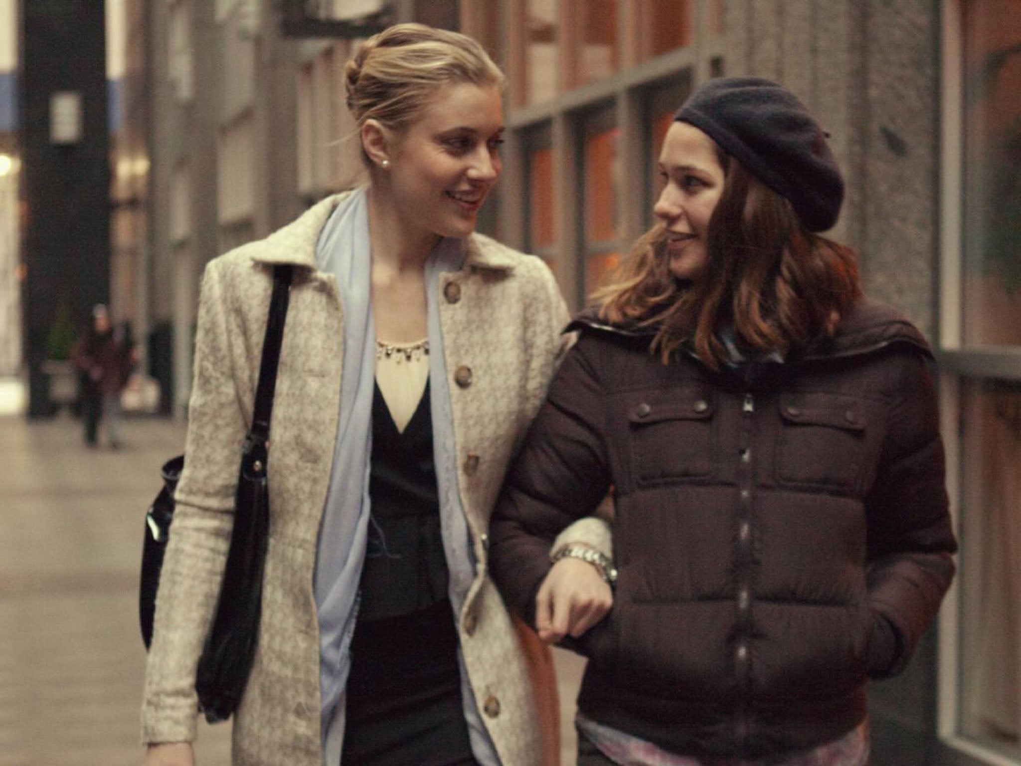 Greta Gerwig and Lola Kirke in Mistress America, directed by Noah Baumbach