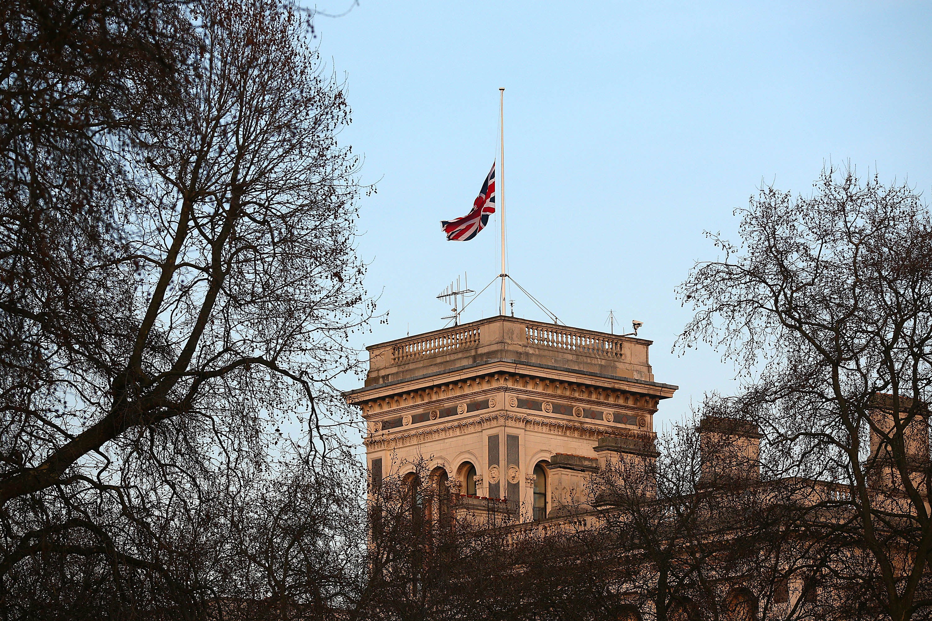 The Union Flag flying over the Foreign Office