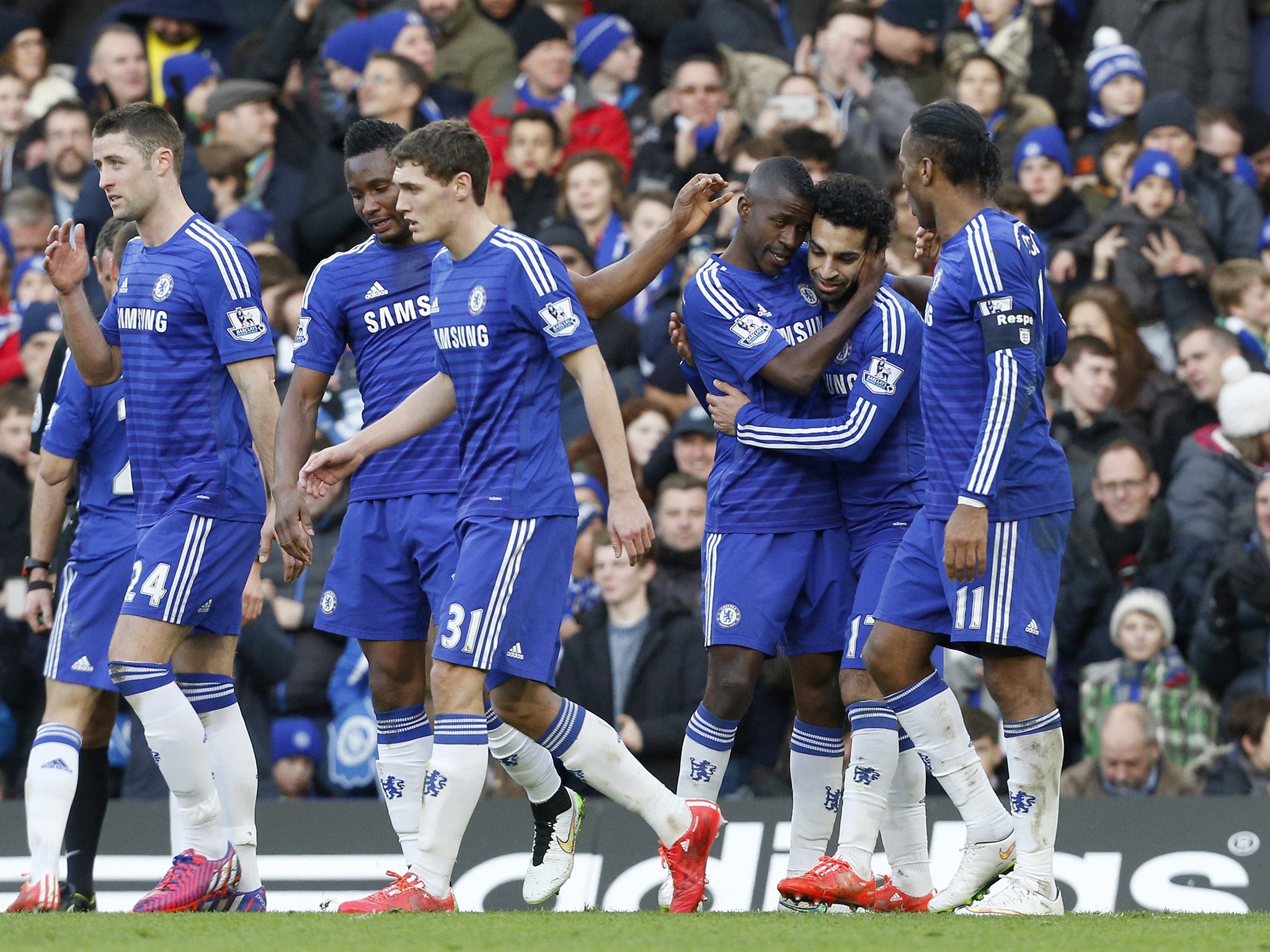 Chelsea appeared to be cruising when Ramires made it 2-0 in the first half