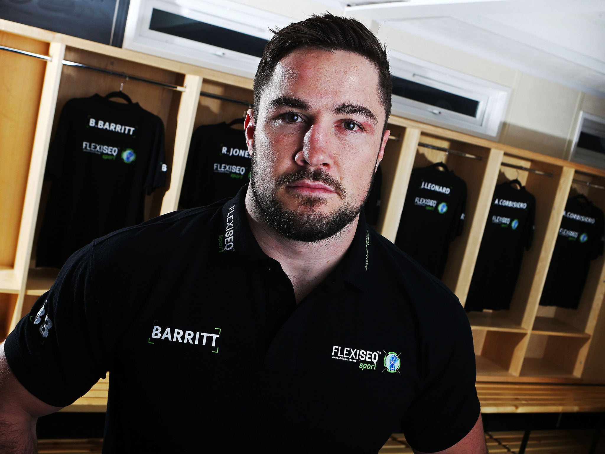 Barritt is an ambassador of new joint pain gel FLEXISEQ