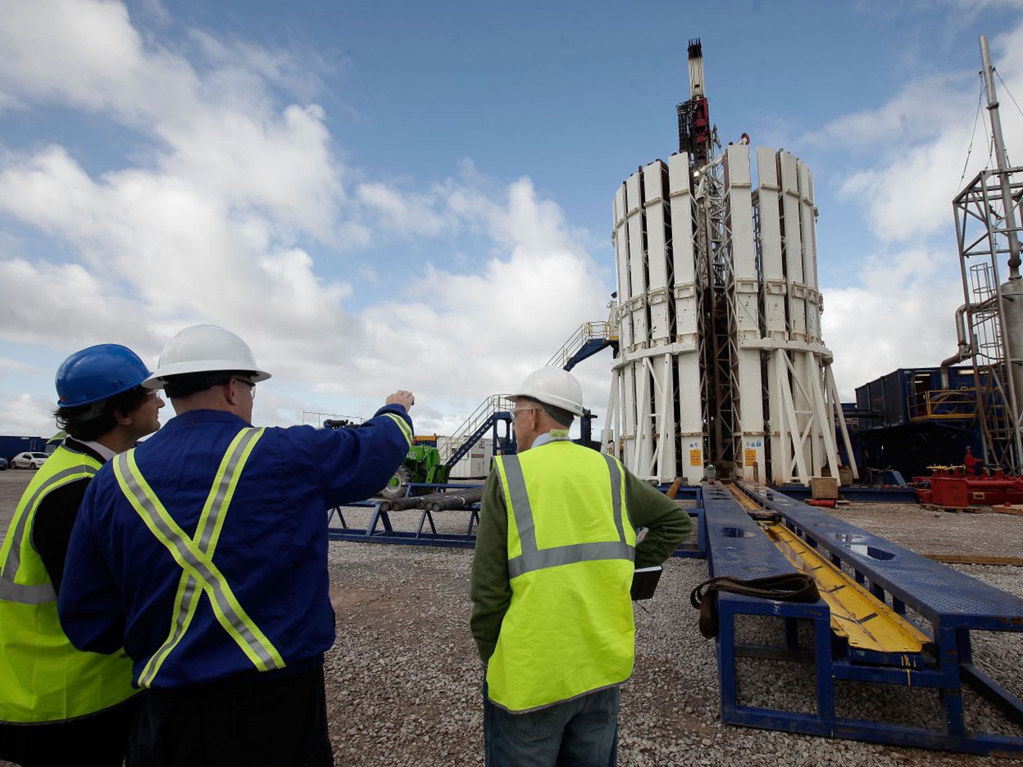 The Cuadrilla shale fracking facility in Preston