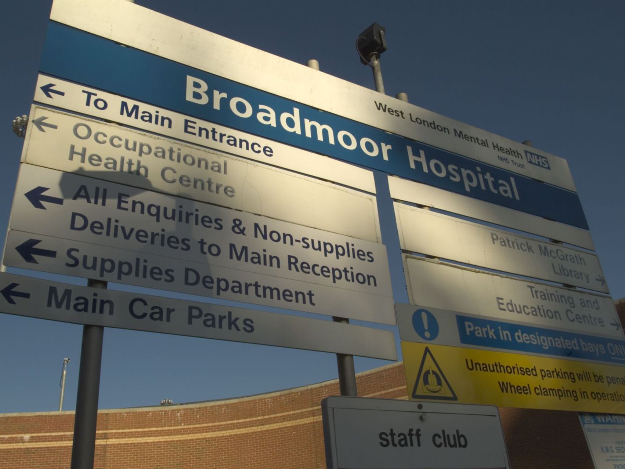 Broadmoor Hospital is covered by the West London Mental Health NHS Trust