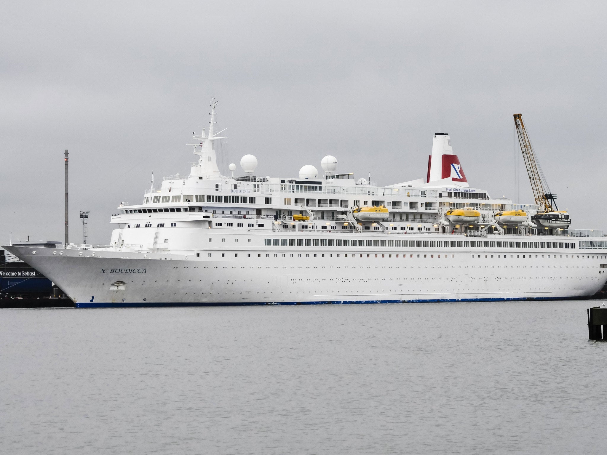 Fred Olsen's Boudicca in Belfast