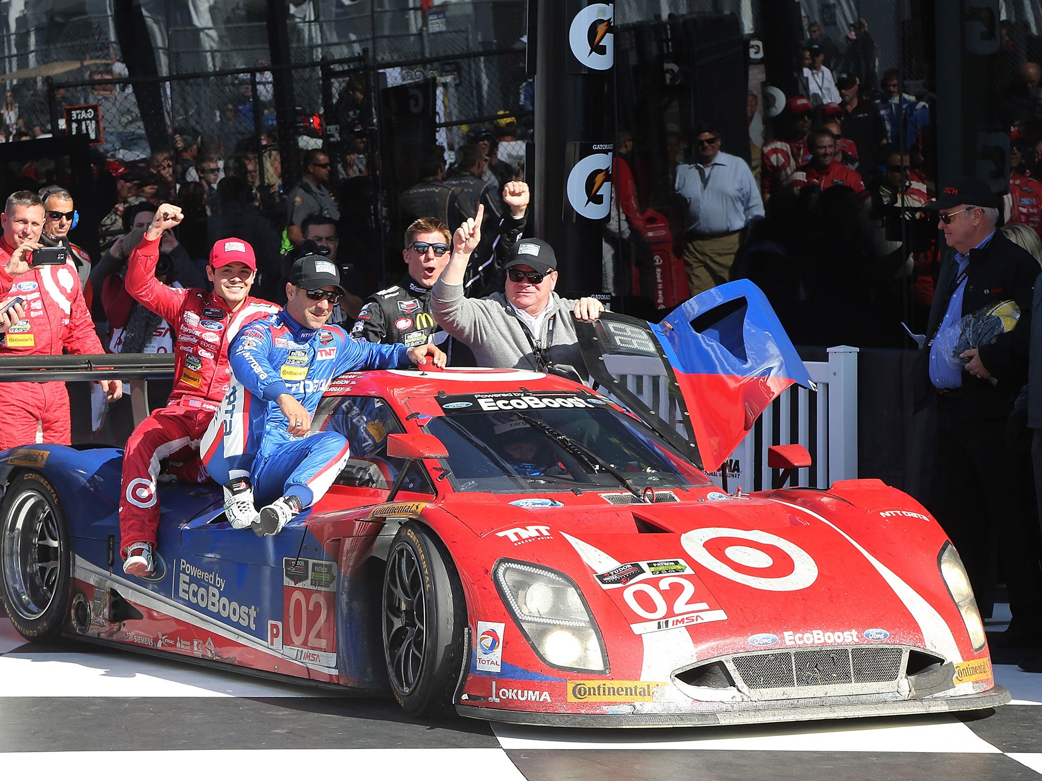 Chip Ganassi team including Kyle Larson