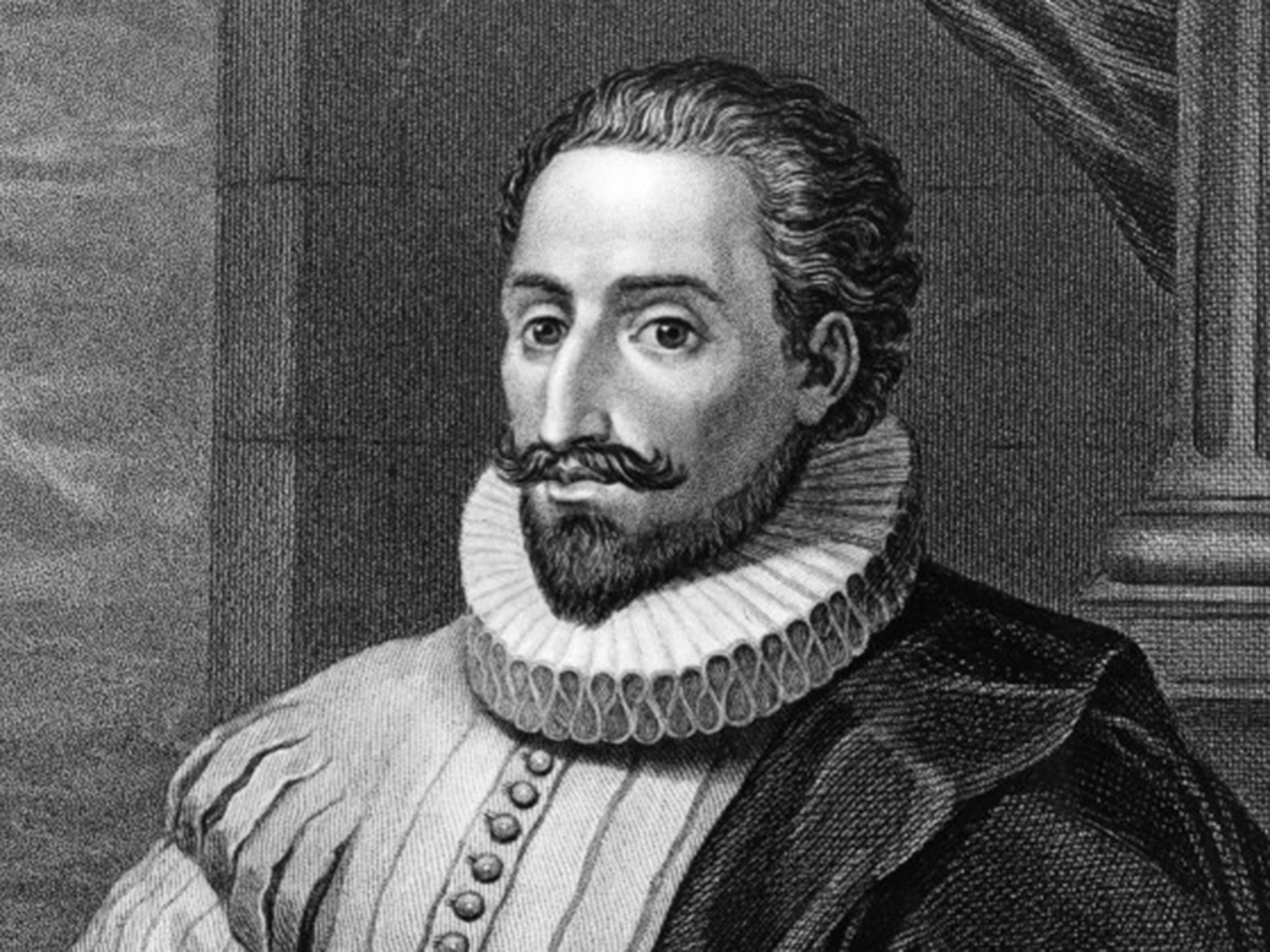 Spanish writer Miguel de Cervantes