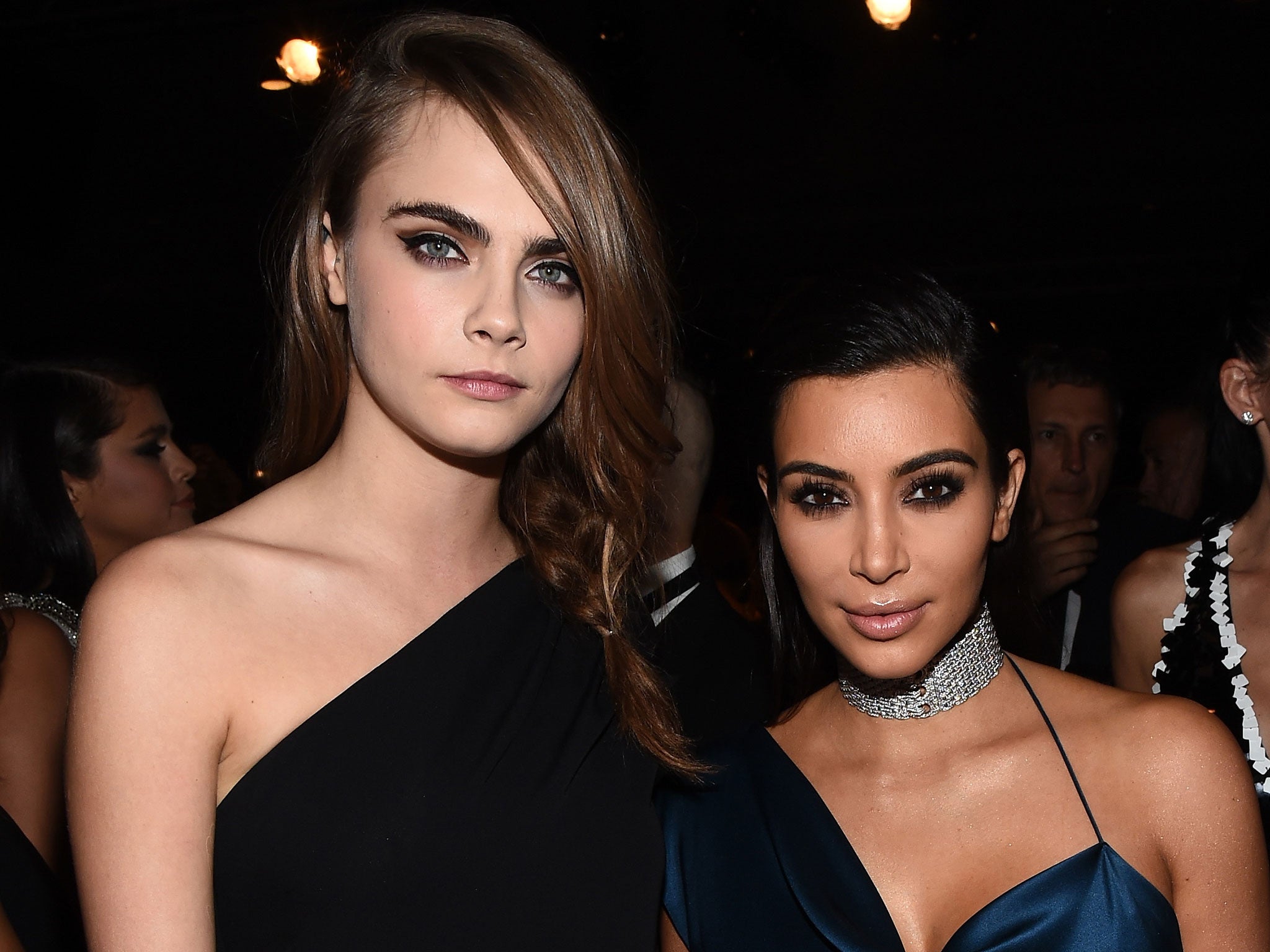 Cara Delevingne and Kim Kardashian