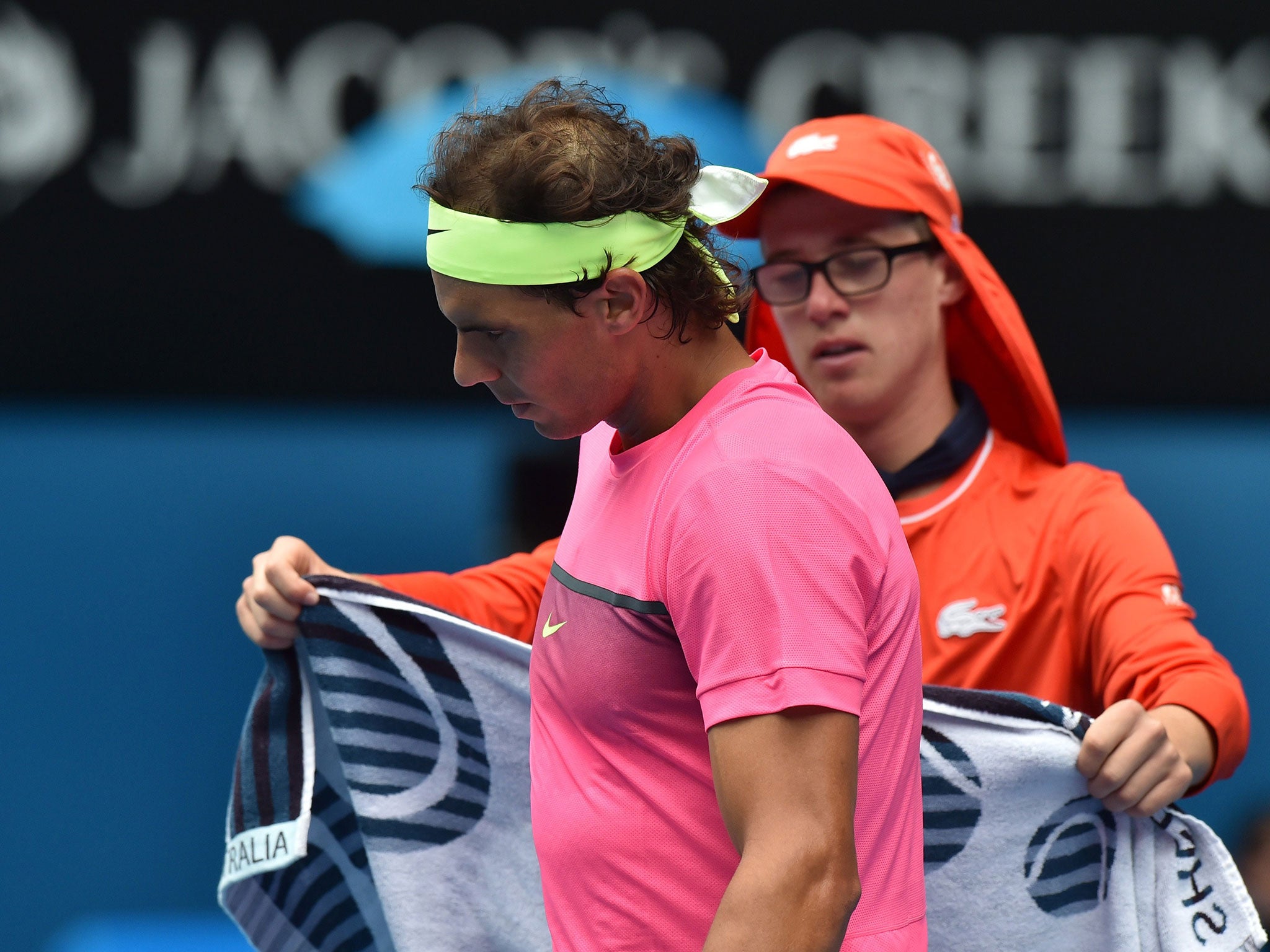 Rafael Nadal suffered a straight-sets defeat to Tomas Berdych