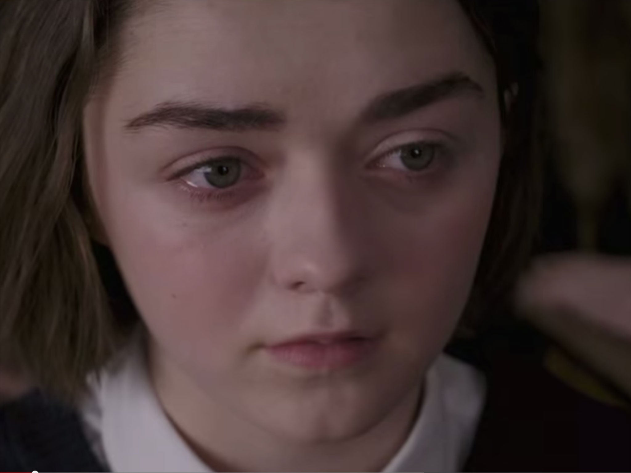 Maisie Williams as Lydia in dark BBC film The Falling