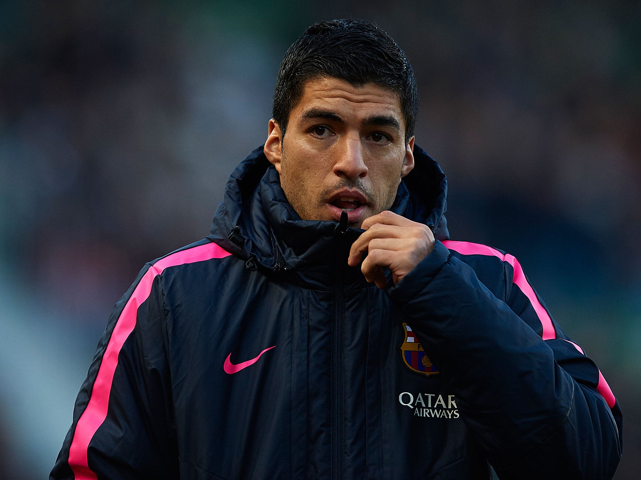 Suarez left Liverpool in the summer to join Barcelona