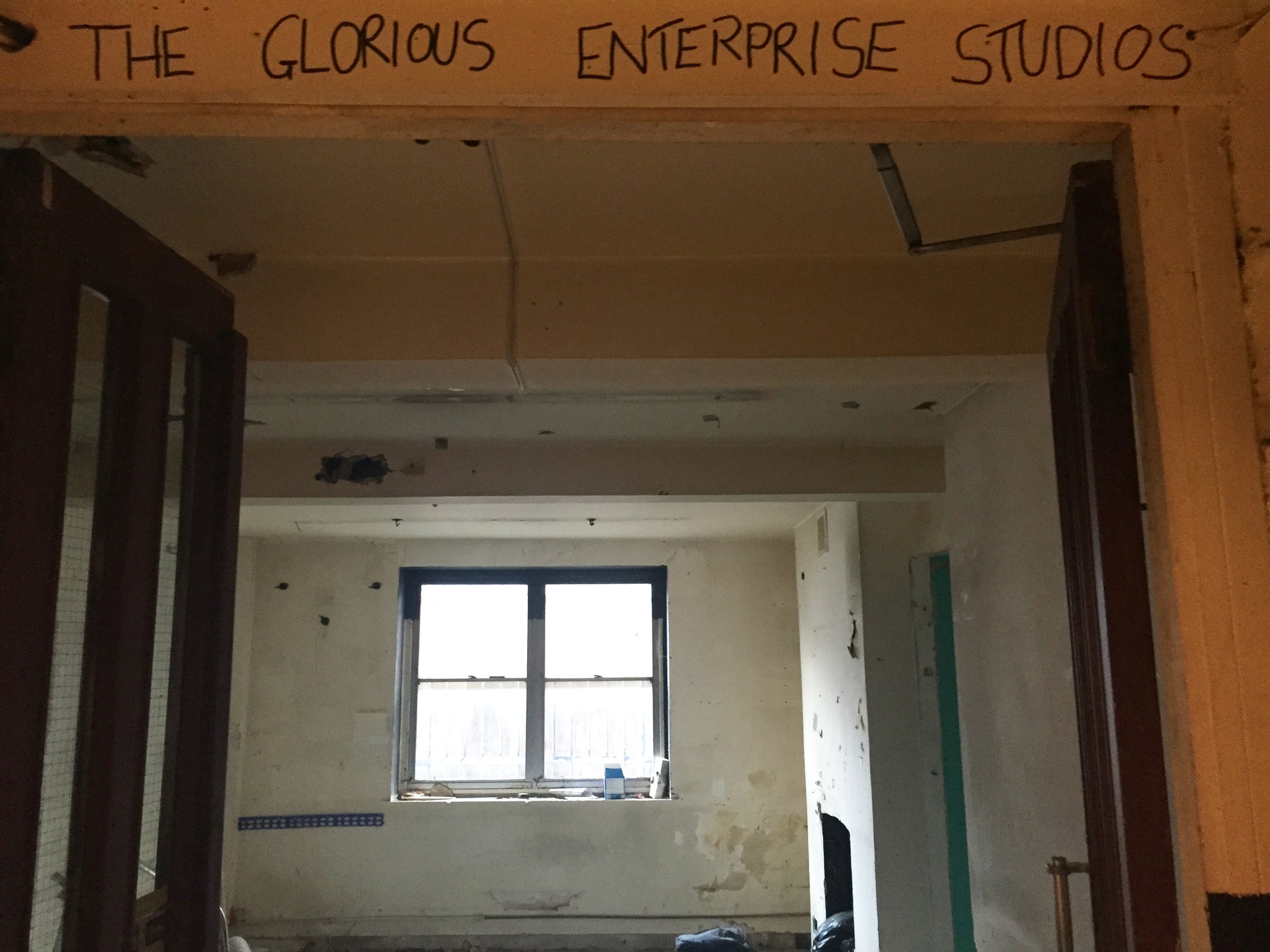 Nearby Enterprise rehearsal studios have already been gutted