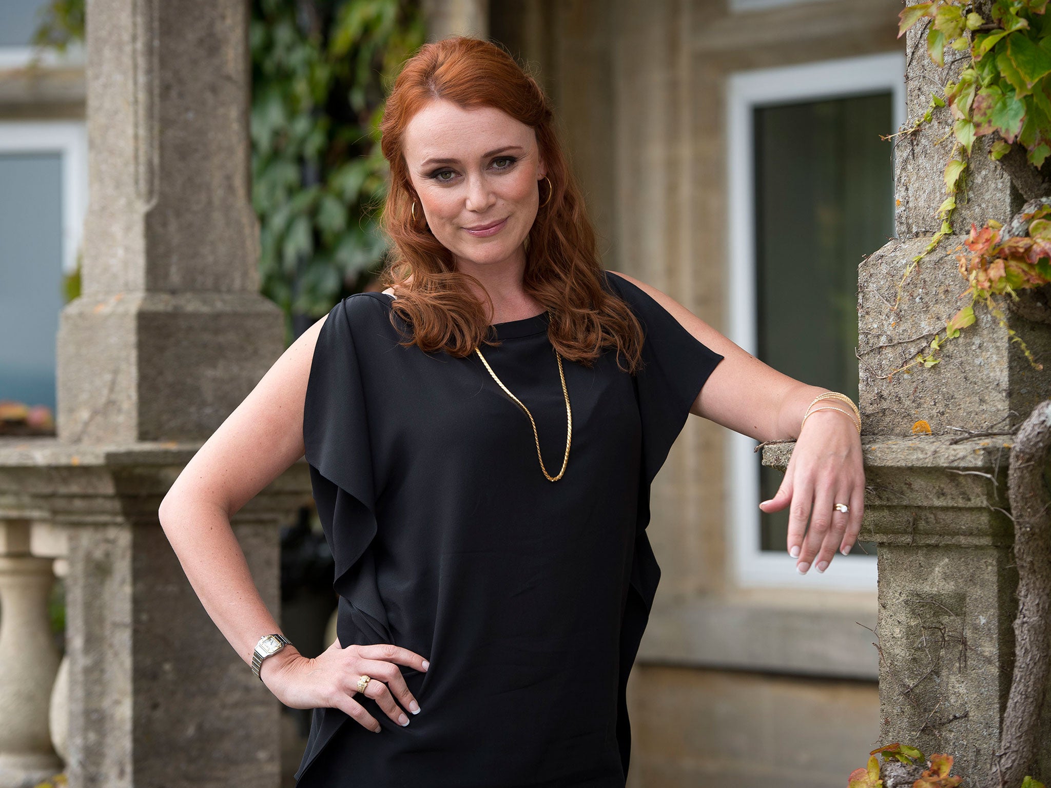 Keeley Hawes plays lingerie shop owner Samantha Mollison in The Casual Vacancy