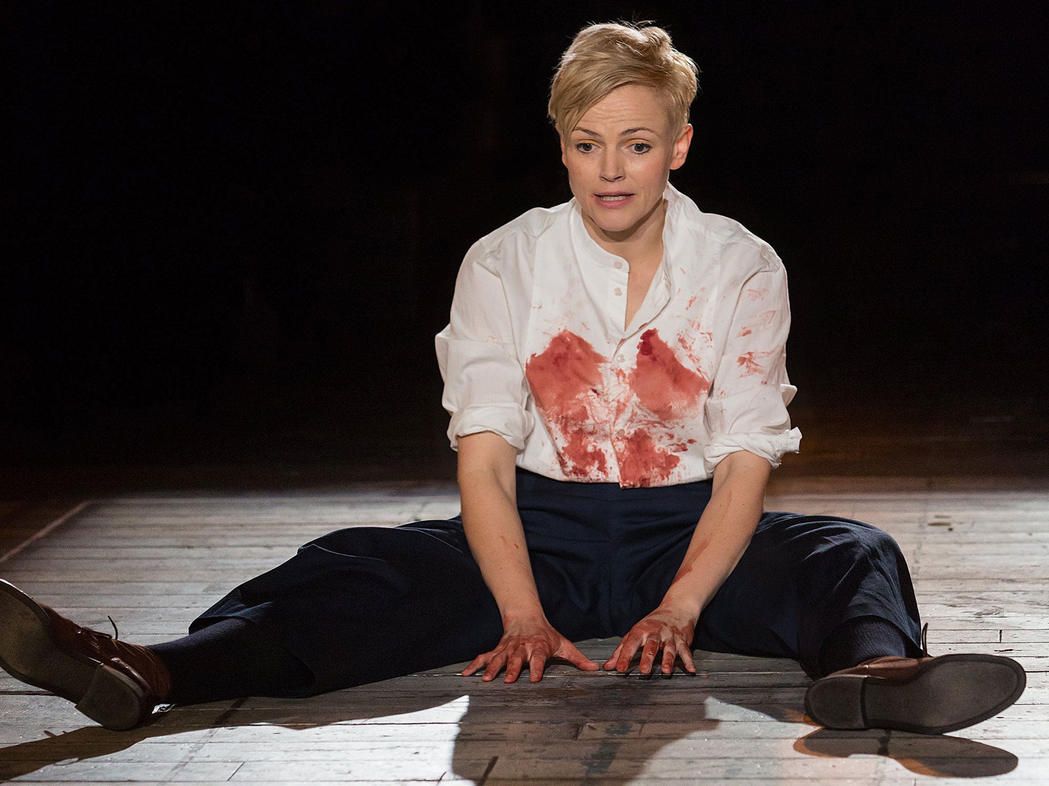 Maxine Peake as Hamlet in Sarah Frankcom's production