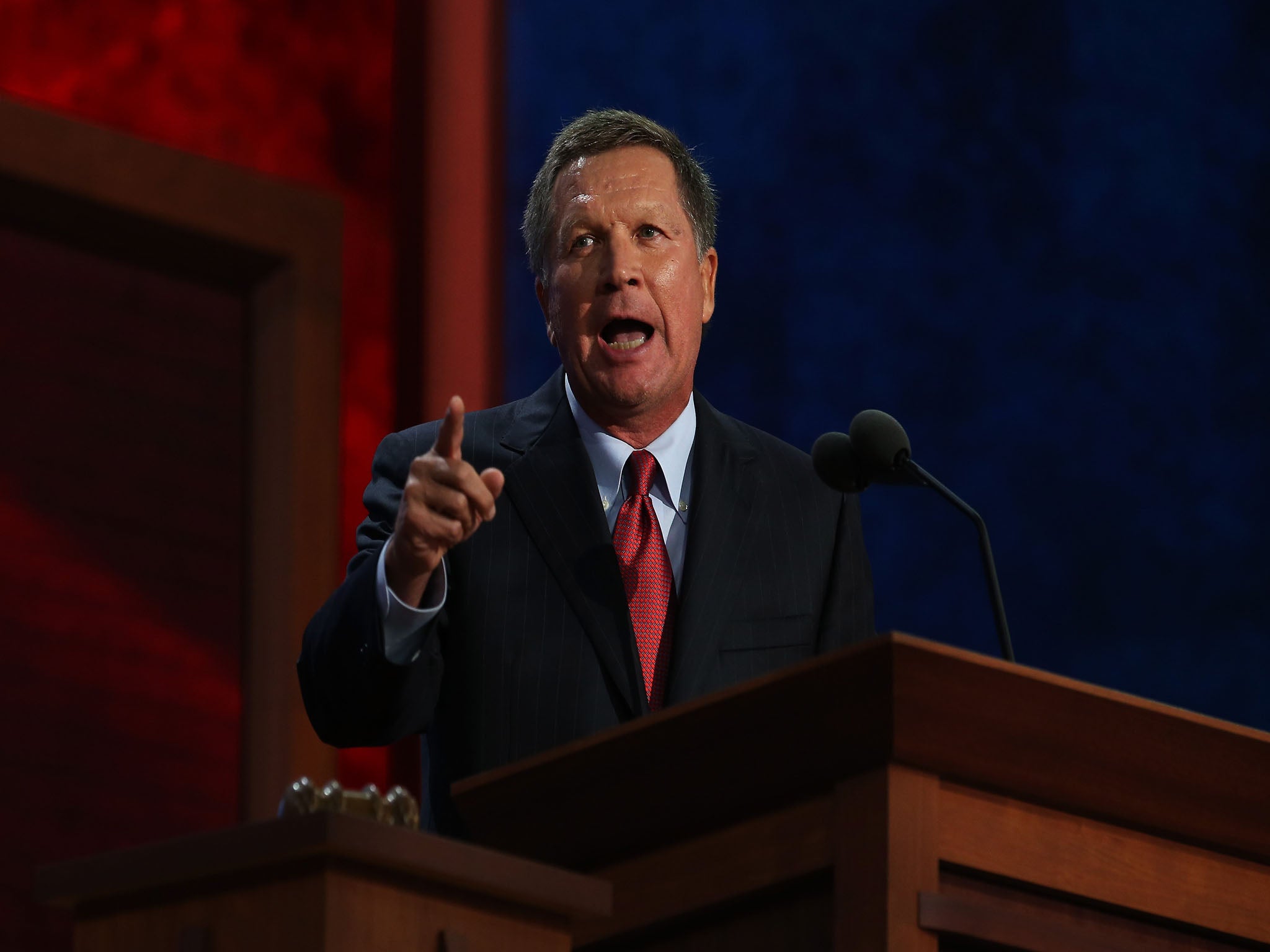 Mr Kasich is targeting $1.3 million worth of funding for women's services