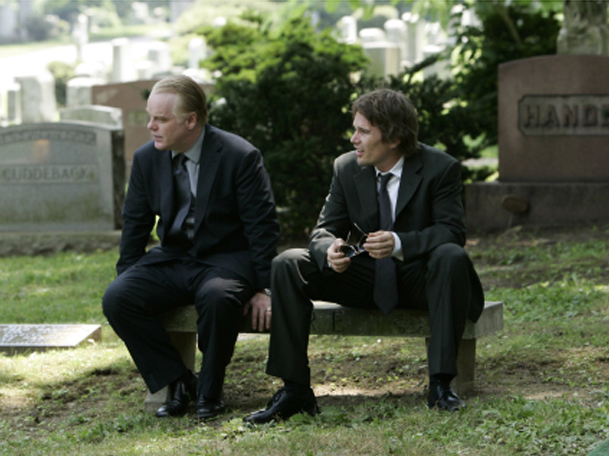 Ethan Hawke and the late Philip Seymour Hoffman in Before the Devil Knows You're Dead