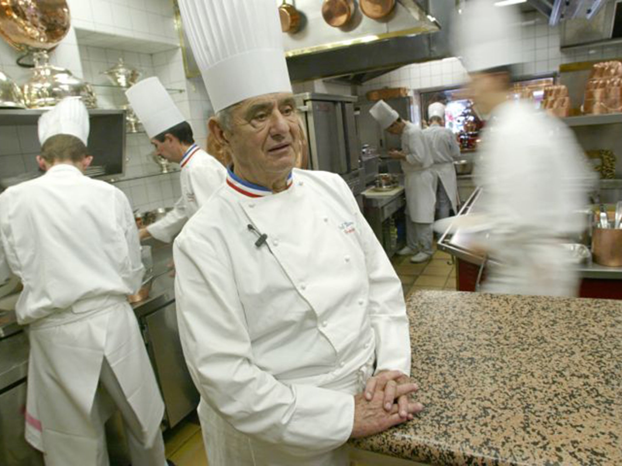 Paul Bocuse, head chef at L’Auberge du pont de Collonges