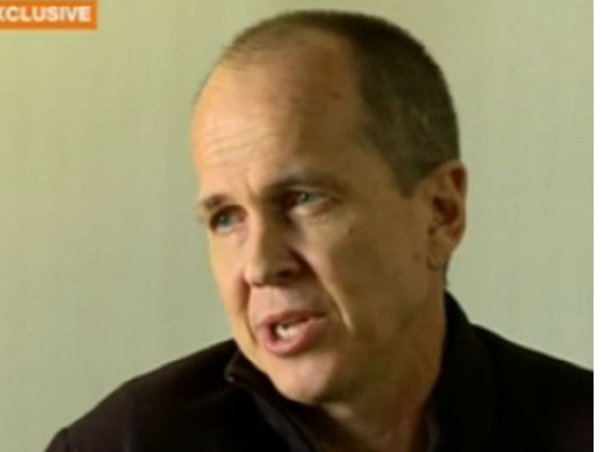 Peter Greste speaking to Al Jazeera on Monday