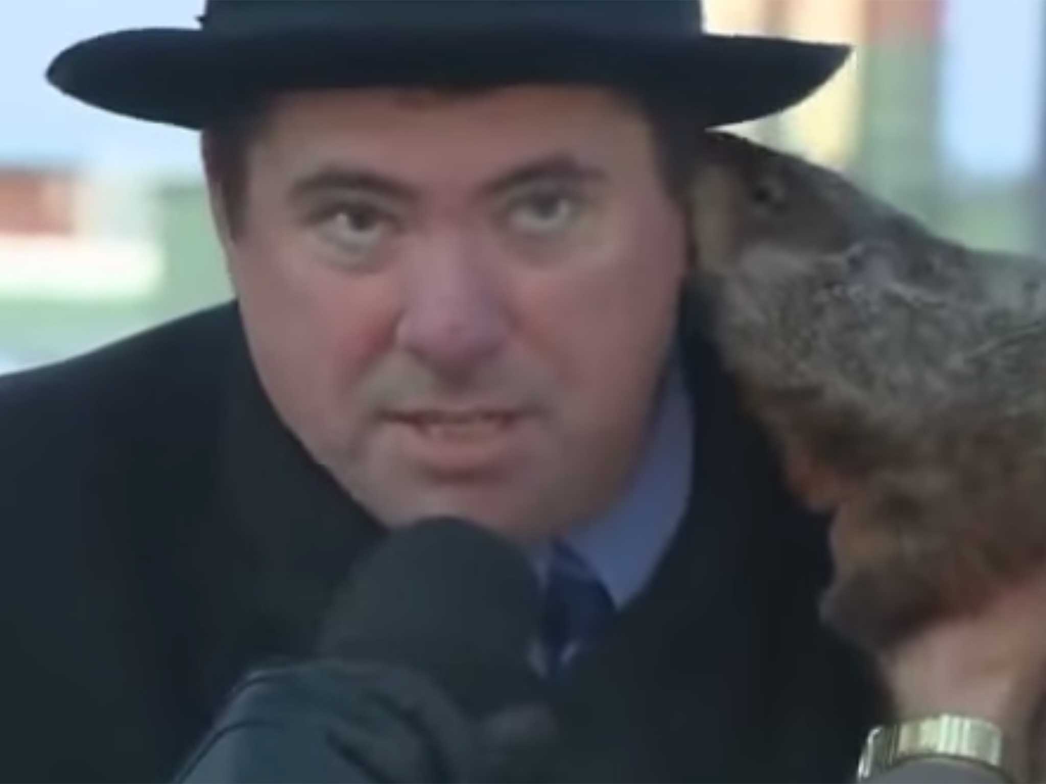 Jimmy the grounhog moves in