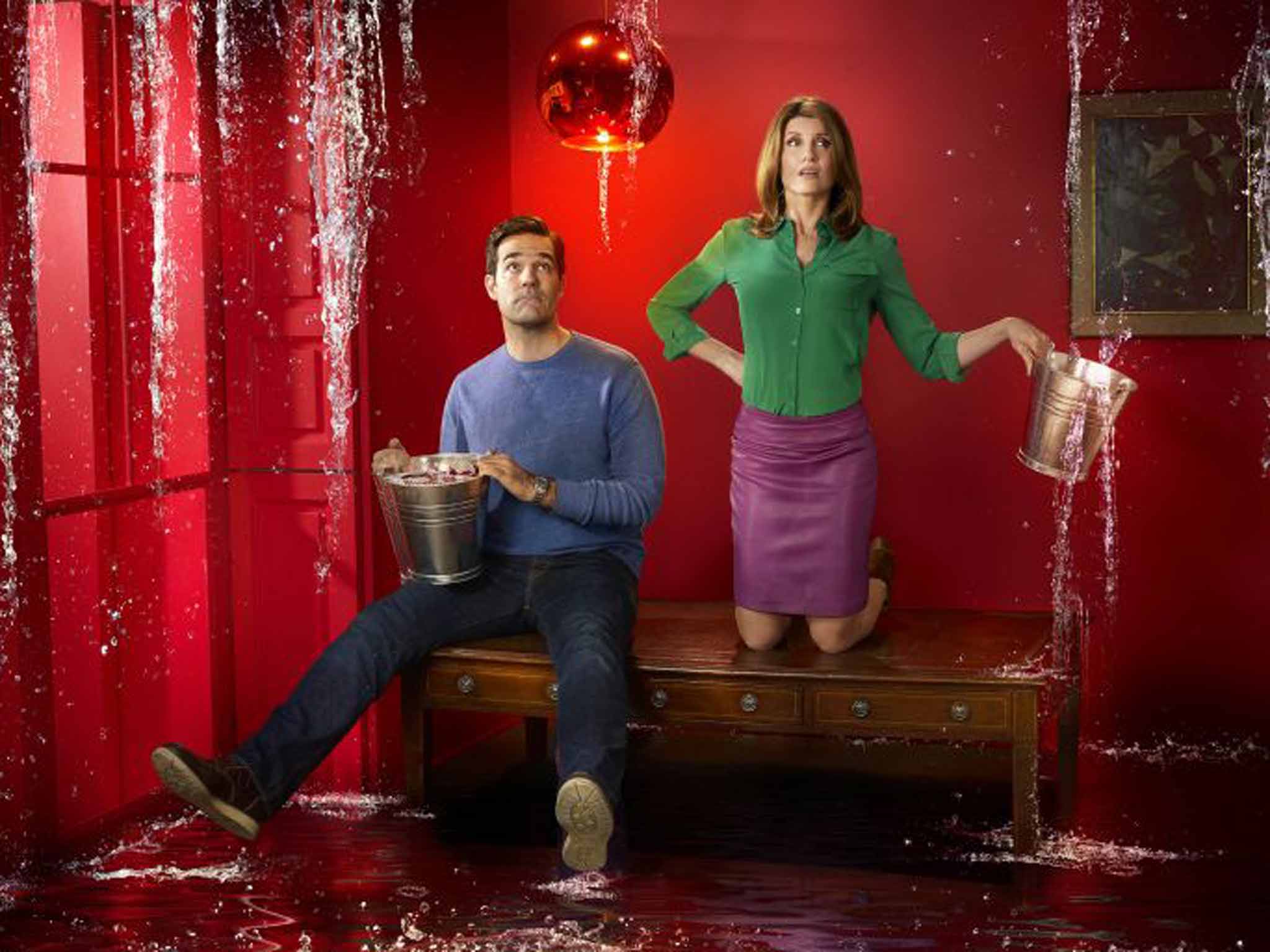 Teaming up: Rob Delaney and talented writing partner Sharon Horgan