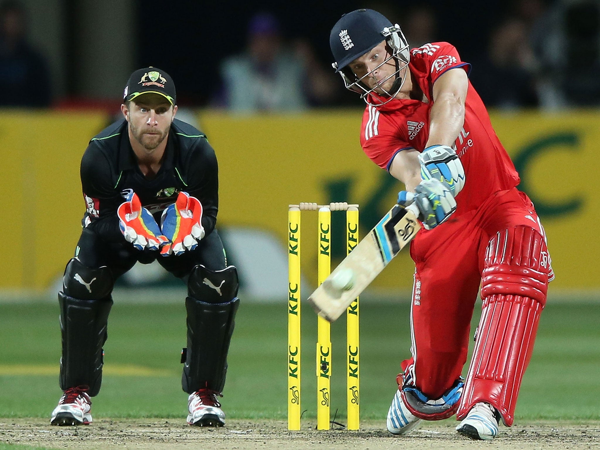 Jos Buttler in action for England