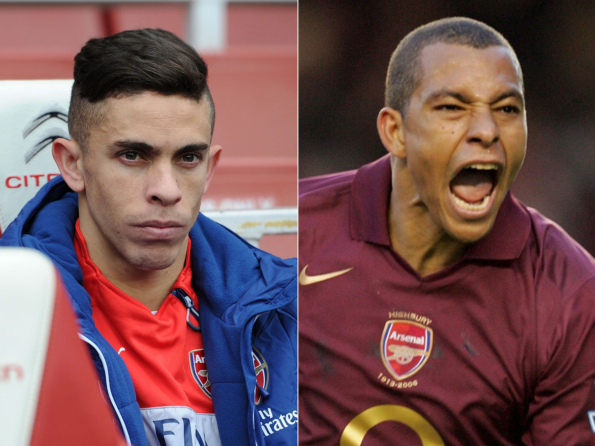 Gabriel (left) and Gilberto Silva
