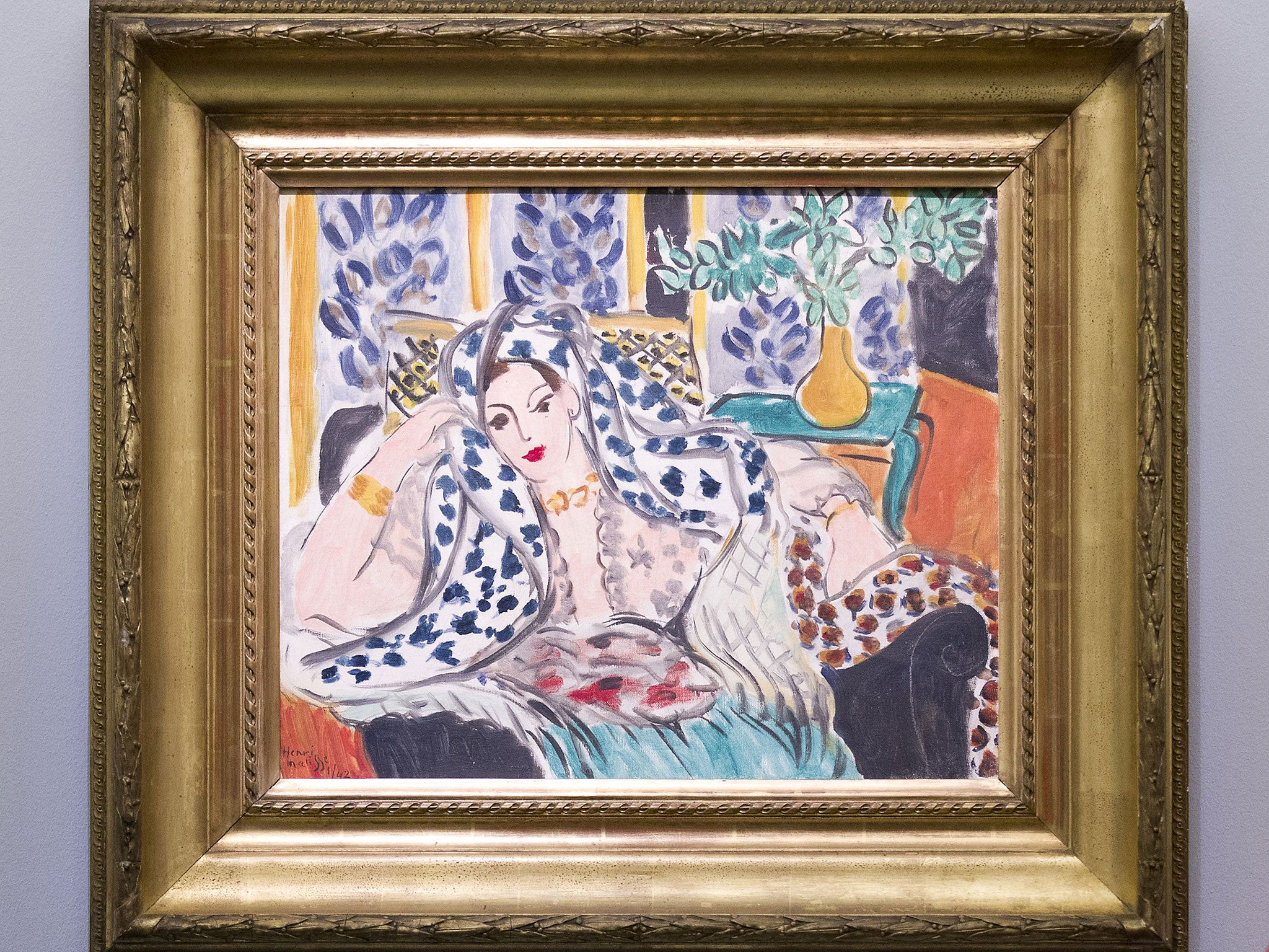 'Odalisque au Fauteuil Noir' by Matisse