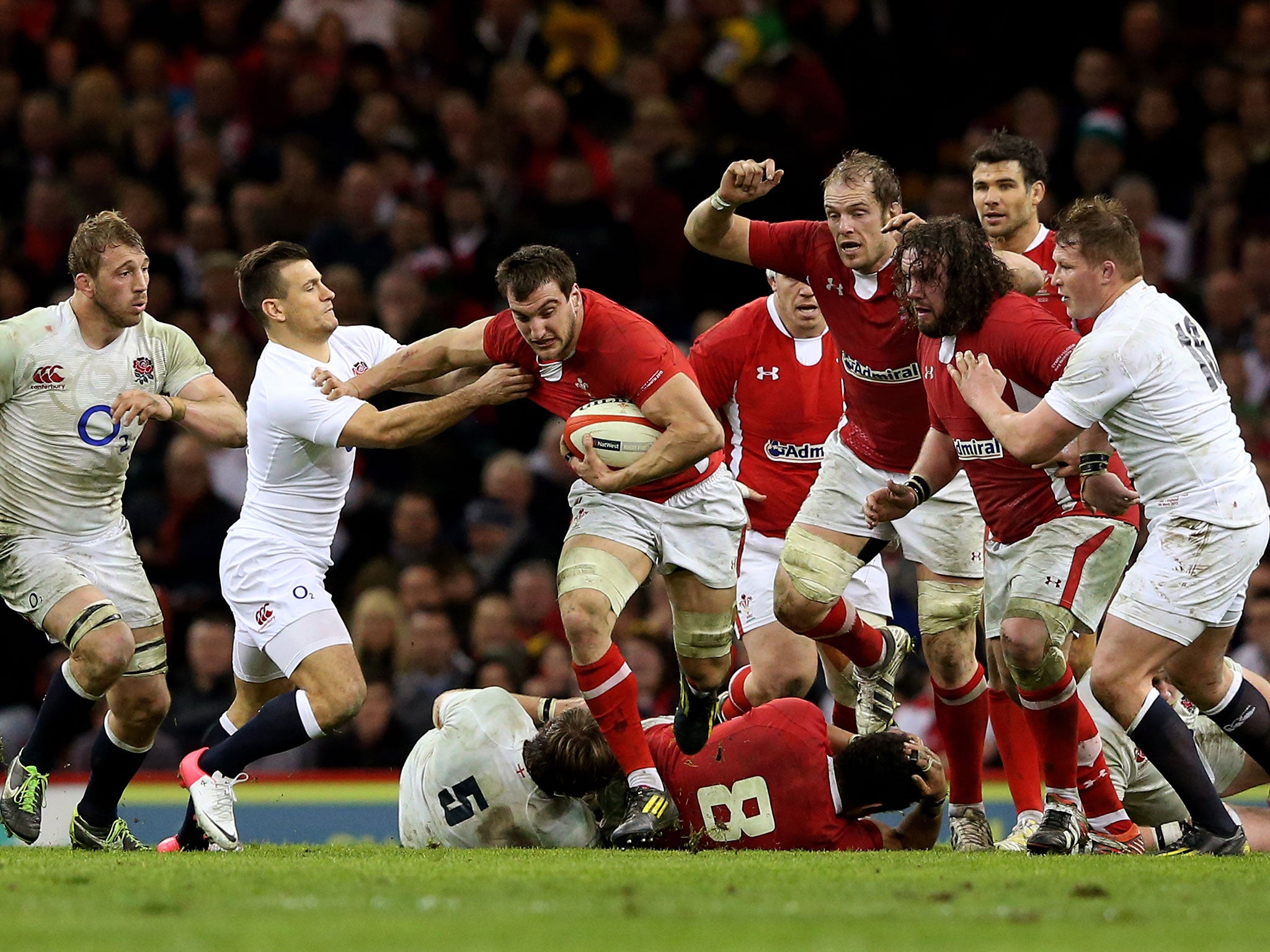 Warburton was in inspired form during Wales' 30-3 win over England in 2013