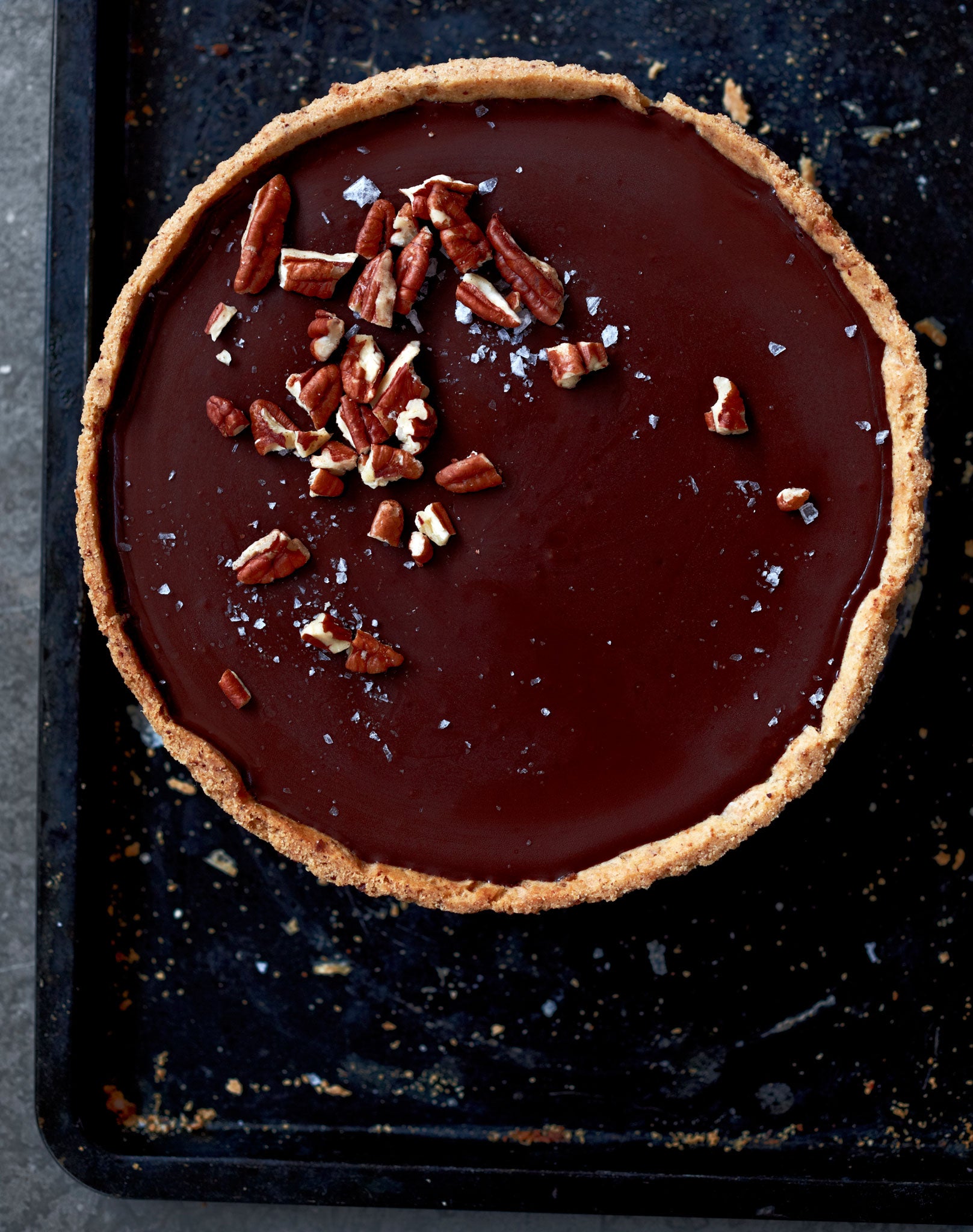 Powerhouse: Espresso and pecan truffle tart