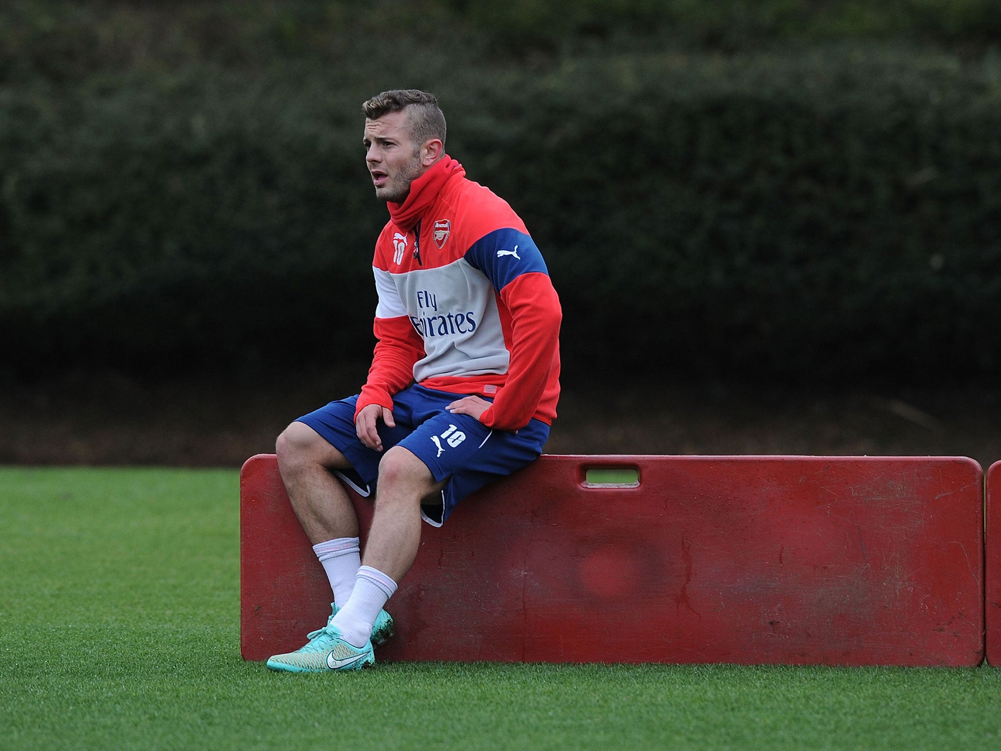 Arsenal midfielder Jack Wilshere