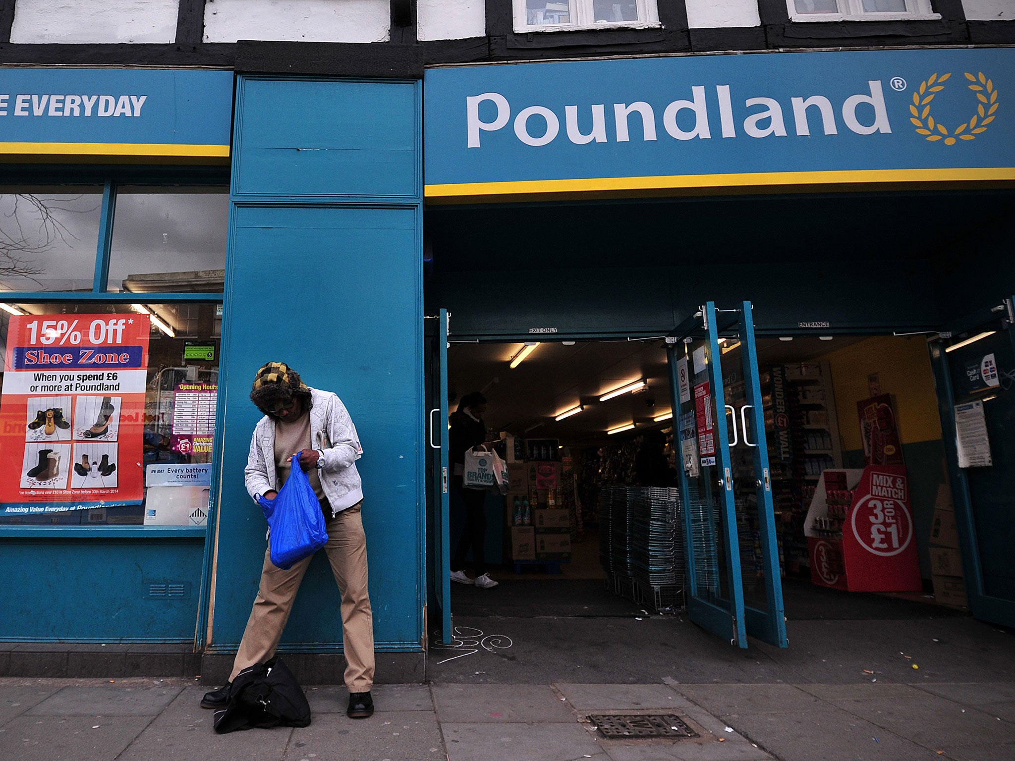 A Poundland in south London.