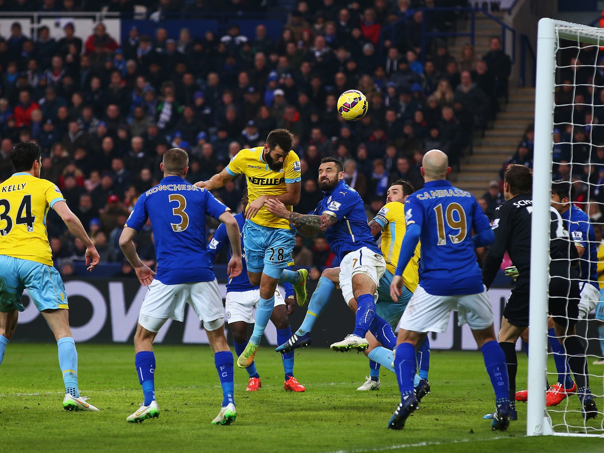 Ledley powers in a header to earn Palace the three points