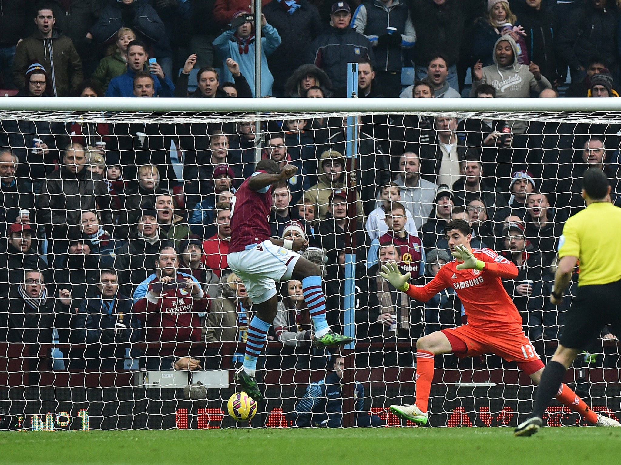 Jores Okore ended Aston Villa's 11-hour wait for a goal