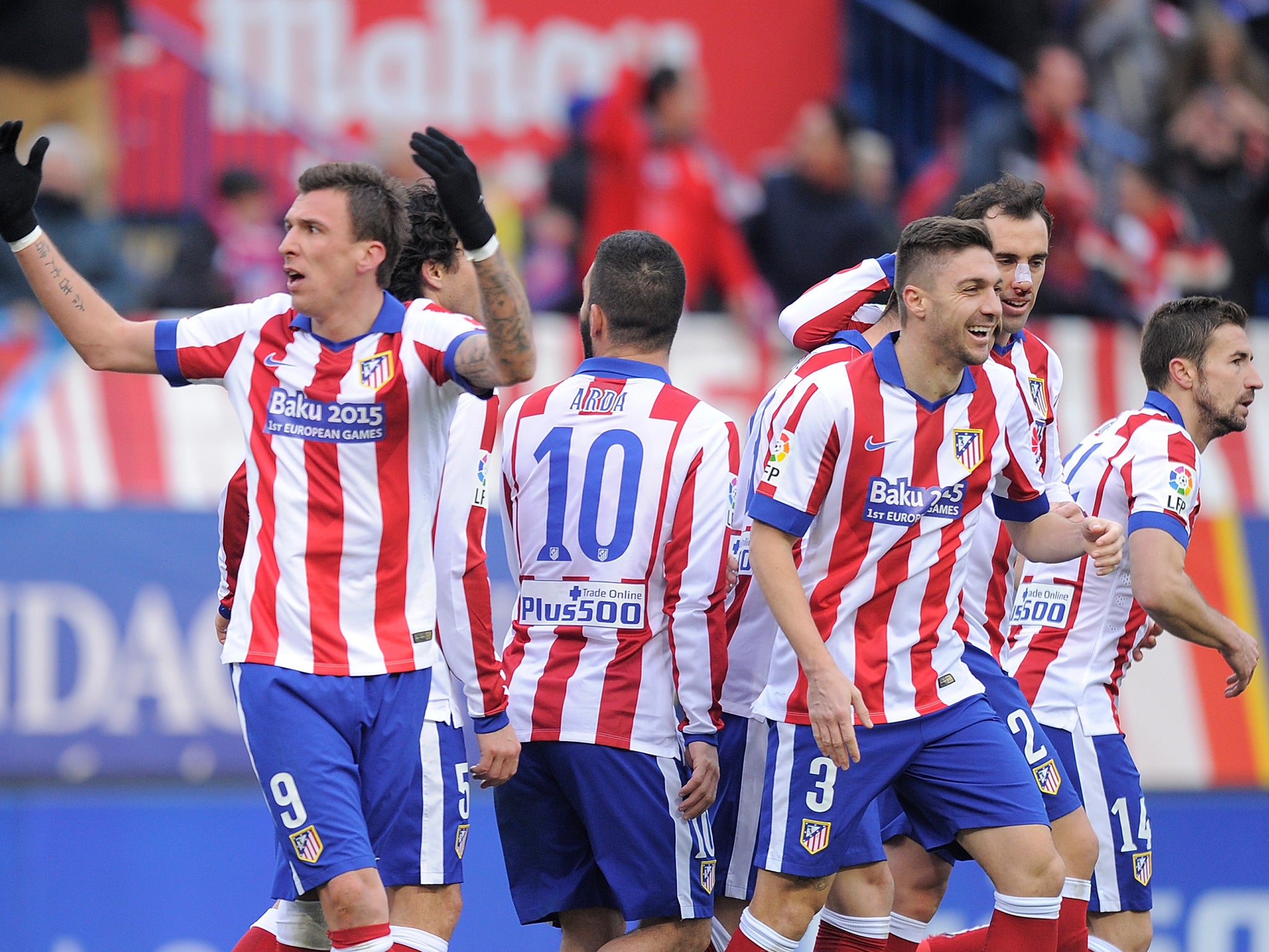 Mario Mandzukic celebrates after sealing a brilliant win