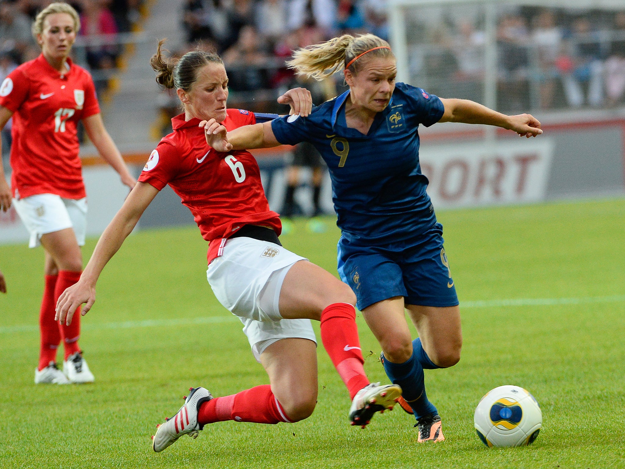 Stoney in action against France