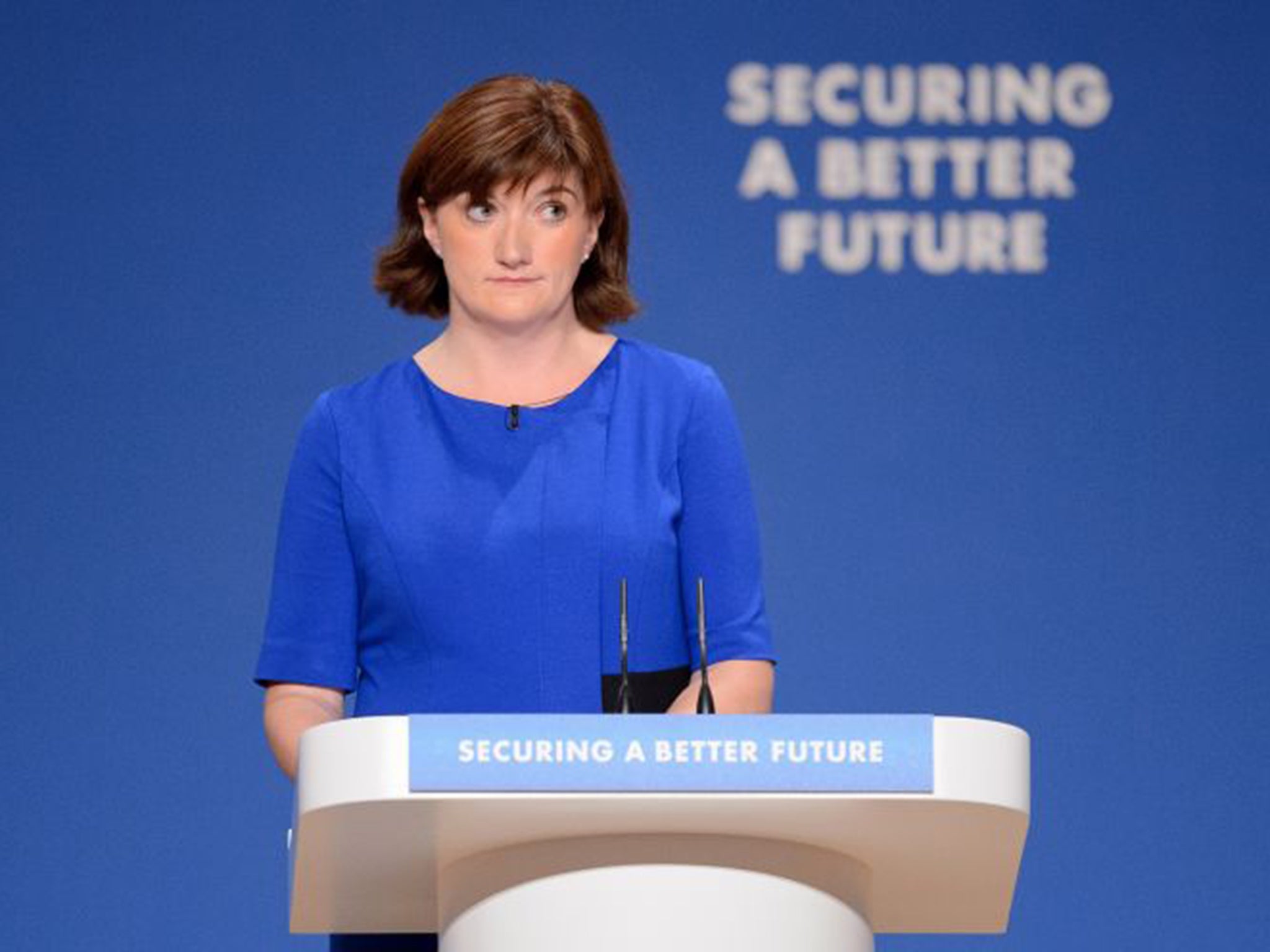 The Education Secretary, Nicky Morgan