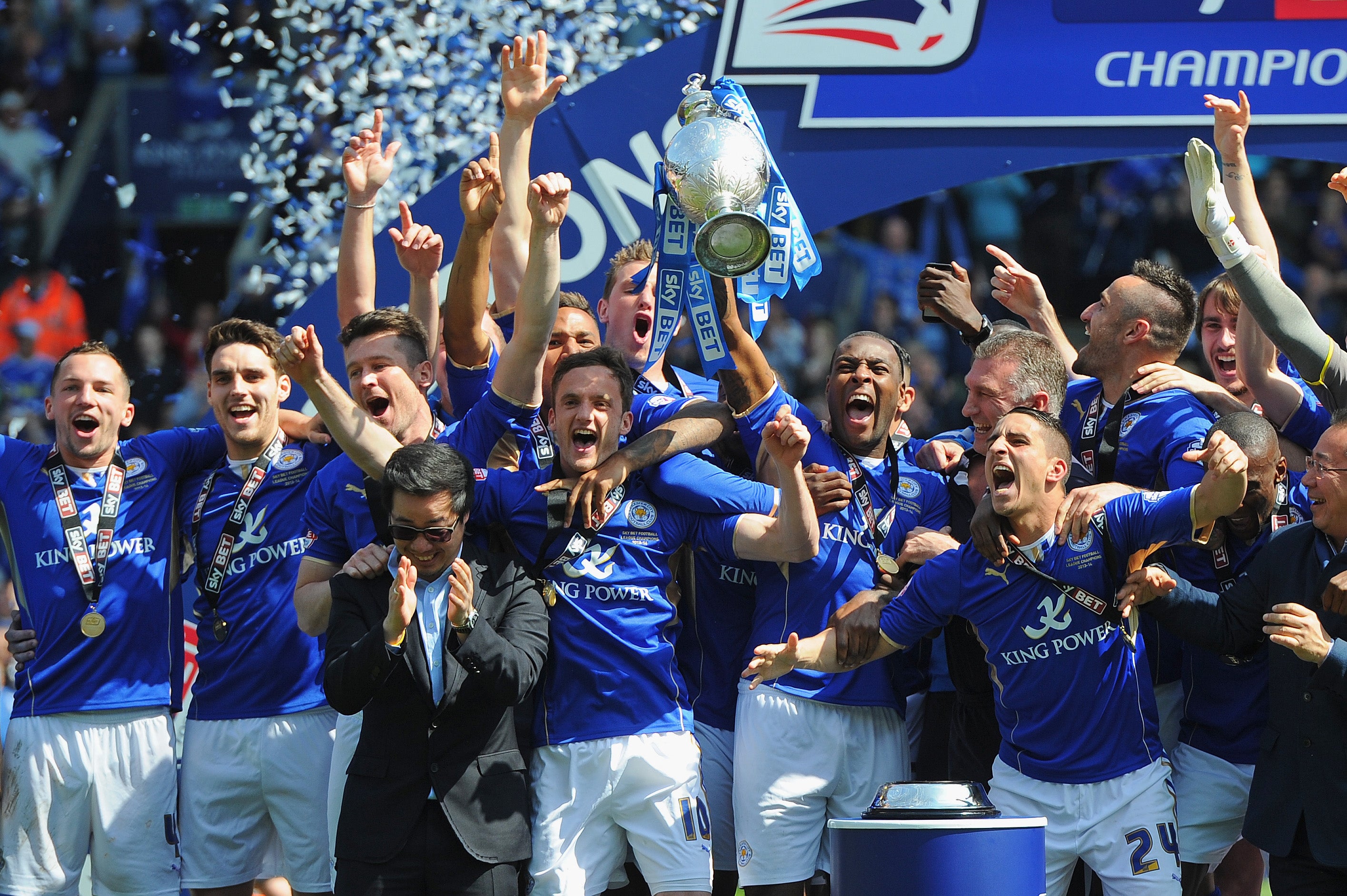 Nigel Pearson had lead Leicester to title wins in both the Championship and League One