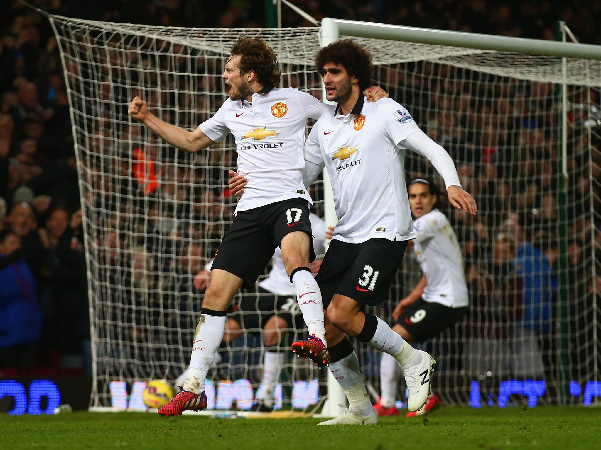 Daley Blind celebrates his equaliser